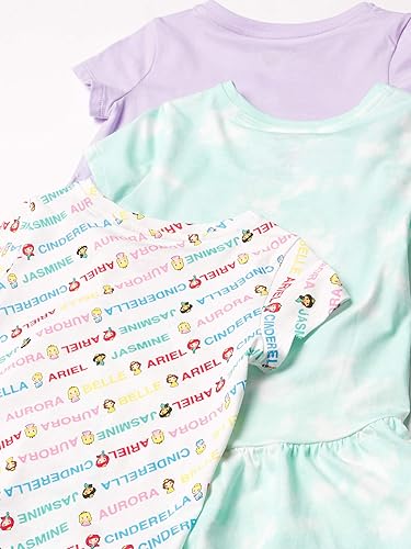 Miniatura 2 de Tienda Essentials Disney Marvel Star Wars Frozen Princess Girls and Toddlers' Short-Sleeve Tunic T-Shirts, Pack of 3