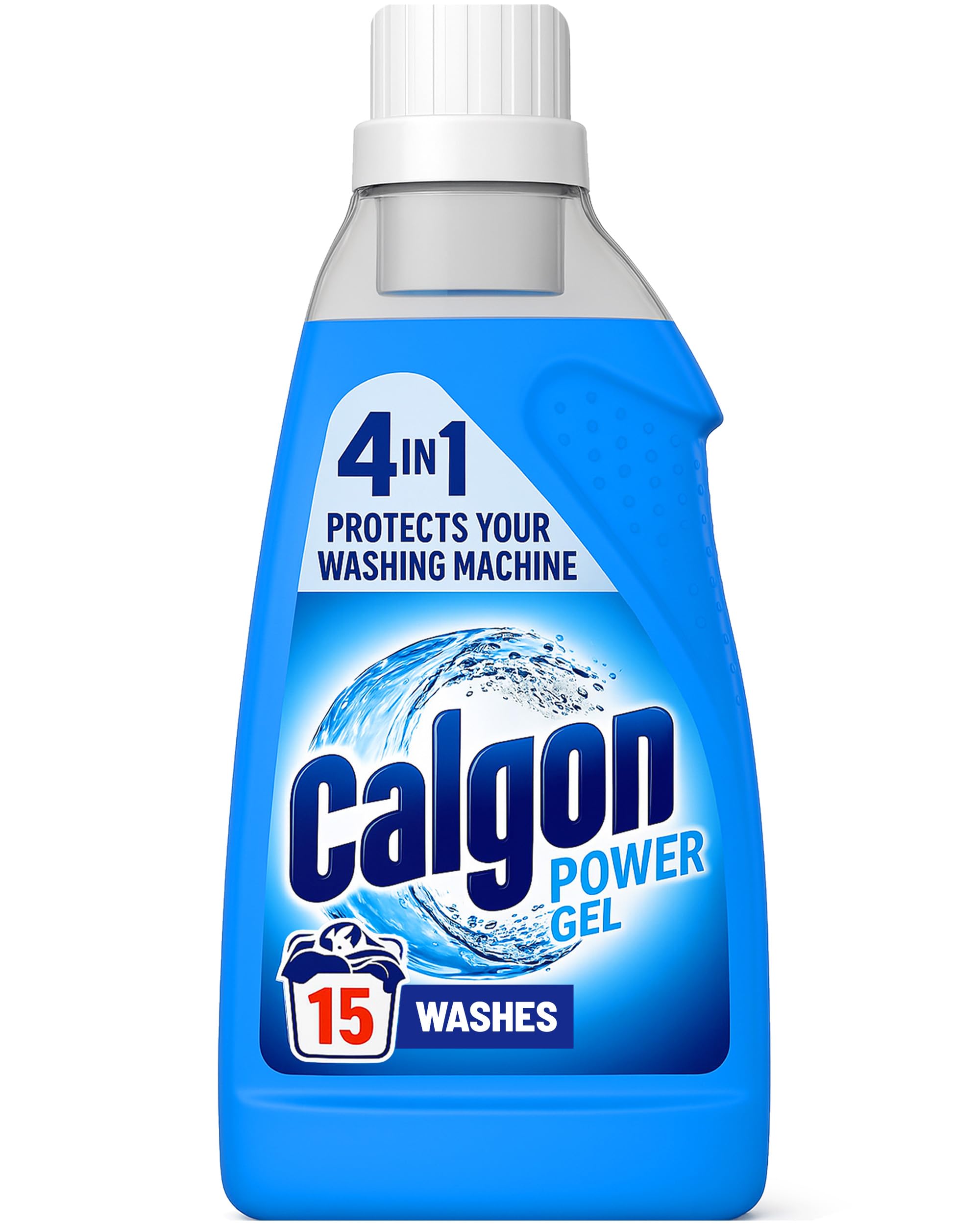 4-in-1 Washing Machine Cleaner and Water Softener Gel 750 ml, Removes Limescale, Residue, Dirt, Rust & Malodours, Deep Clean
