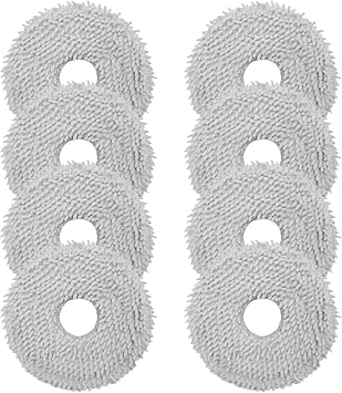 Dreame L10s Ultra, X40 Ultra Complete, L10 Prime, L20 Ultra, L10s Pro Ultra, L10s Plus, L10s Pro robot elektrikli s p rge i in 8 adet silme bezi, mikrofiber silme pedi aksesuar seti