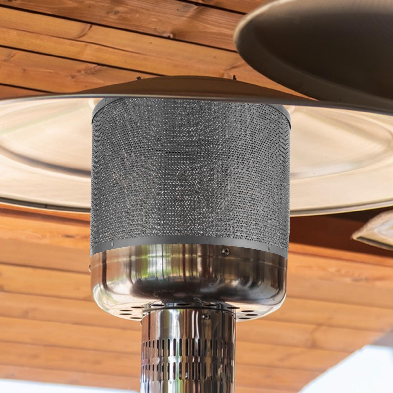 STOBAZA Pantalla Emisora de Red 10.8 Pieza de Repuesto de Acero Inoxidable Plata para Quemador Principal de Calentador de Patio para Calentador de Exterior
