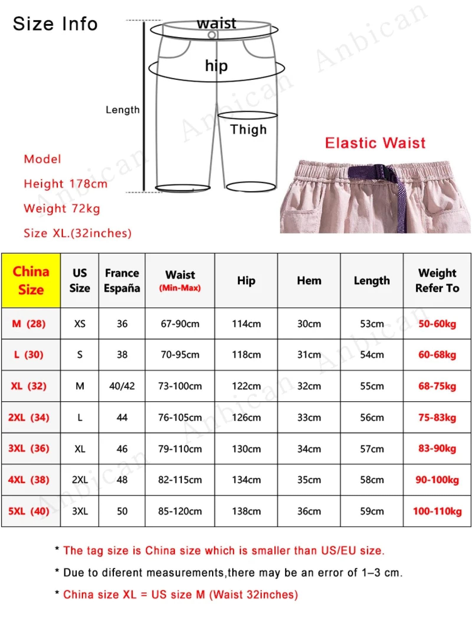 Pantaloncini Uomo Tasche Cargo Activewear All'aperto Corsa Casual Estate Cargo Shorts Uomo Casual Baggy Pantaloni Corti