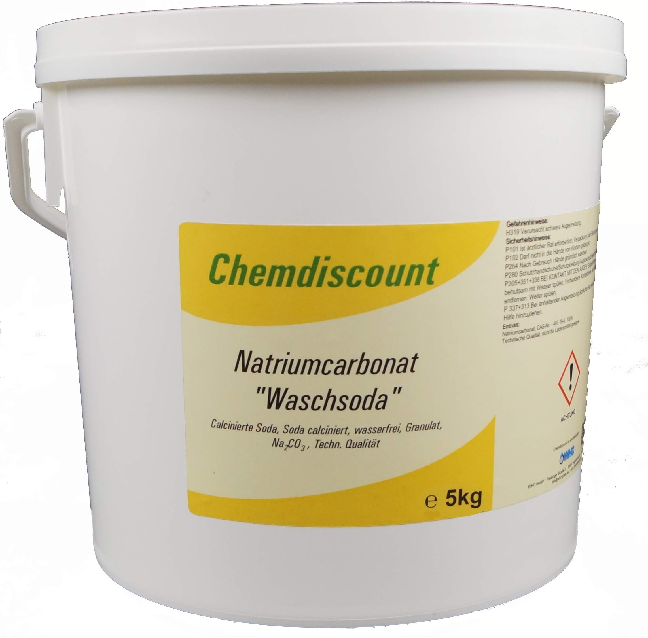 6kg Statt 5kg, 6 X 1kg Waschsoda Natriumcarbonat Na2CO3 Wasch Soda Pulver