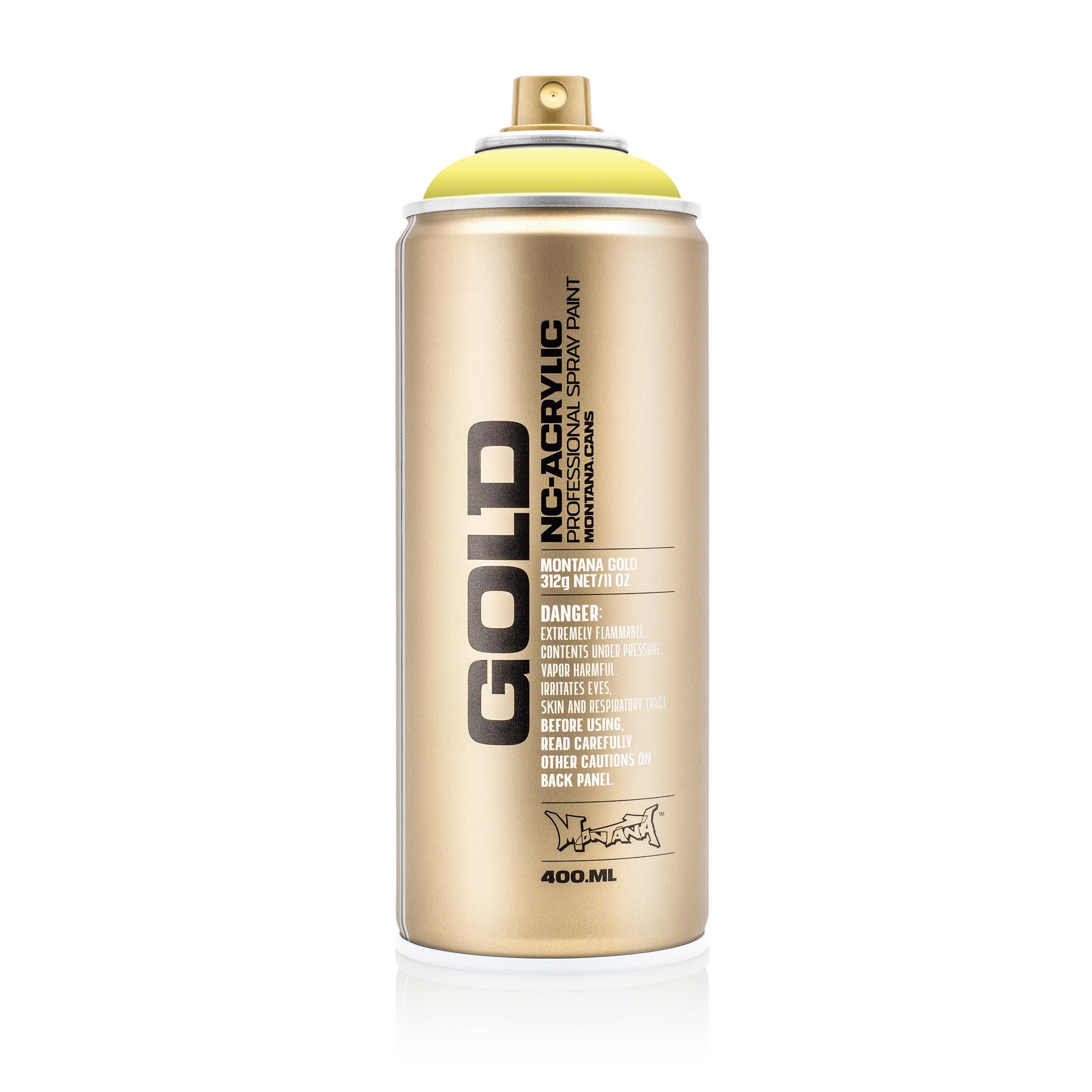 Montana Cans Montana Spray Can Gold 400 ml, Gld400-1100 Butta