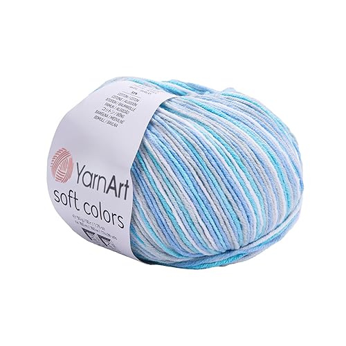 YarnArt Soft Colors - Variegated Sport Yarn 55% Cotton 45%