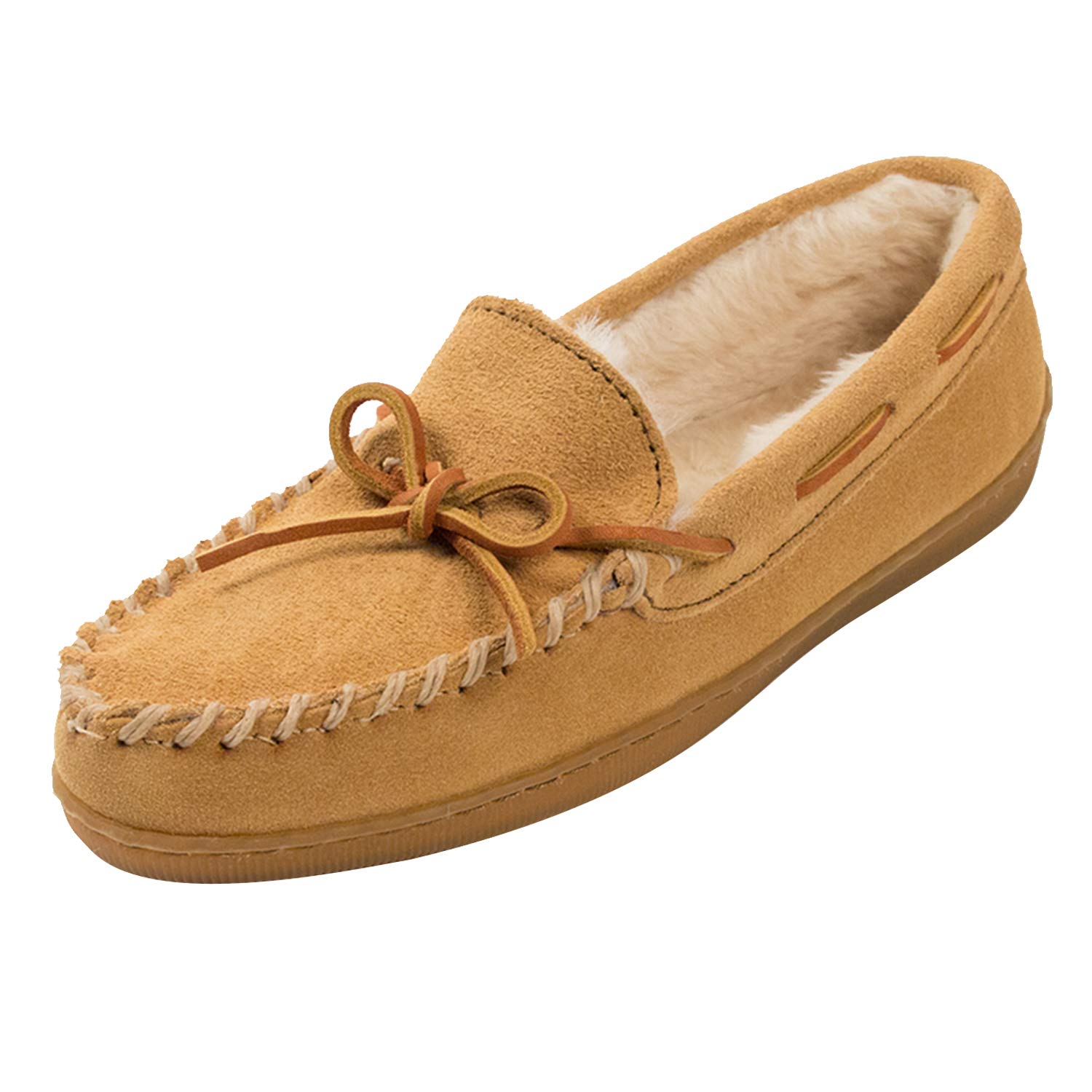 MinnetonkaMen's Pile Lined Hardsole Slipper