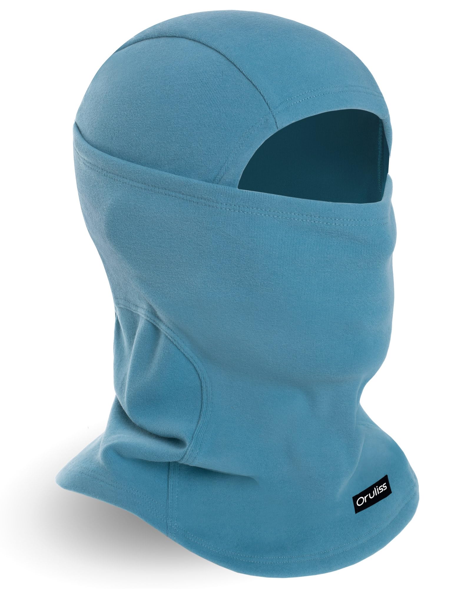Balaclava Ski Mask for Men Women Warm Fleece Face Mask Full Cover for Cold Weather Skiing Cycling Ponytail