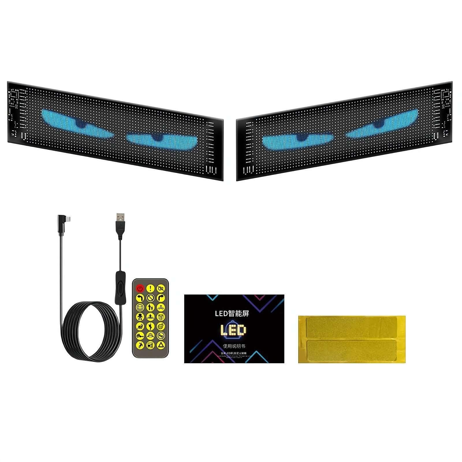 Amazon.co.jp: トラック プログラム可能なアイ LED フロントガラス 