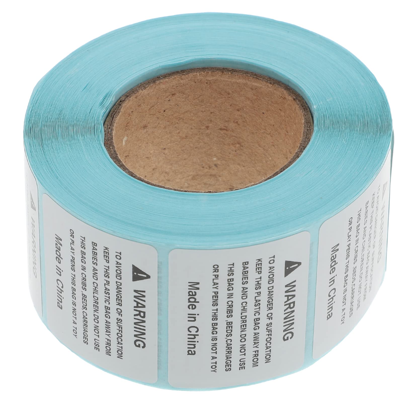 Hemoton Easy Peel Suffocation Warning Stickers 800pcs Self-Adhesive Sign for Smooth Surfaces