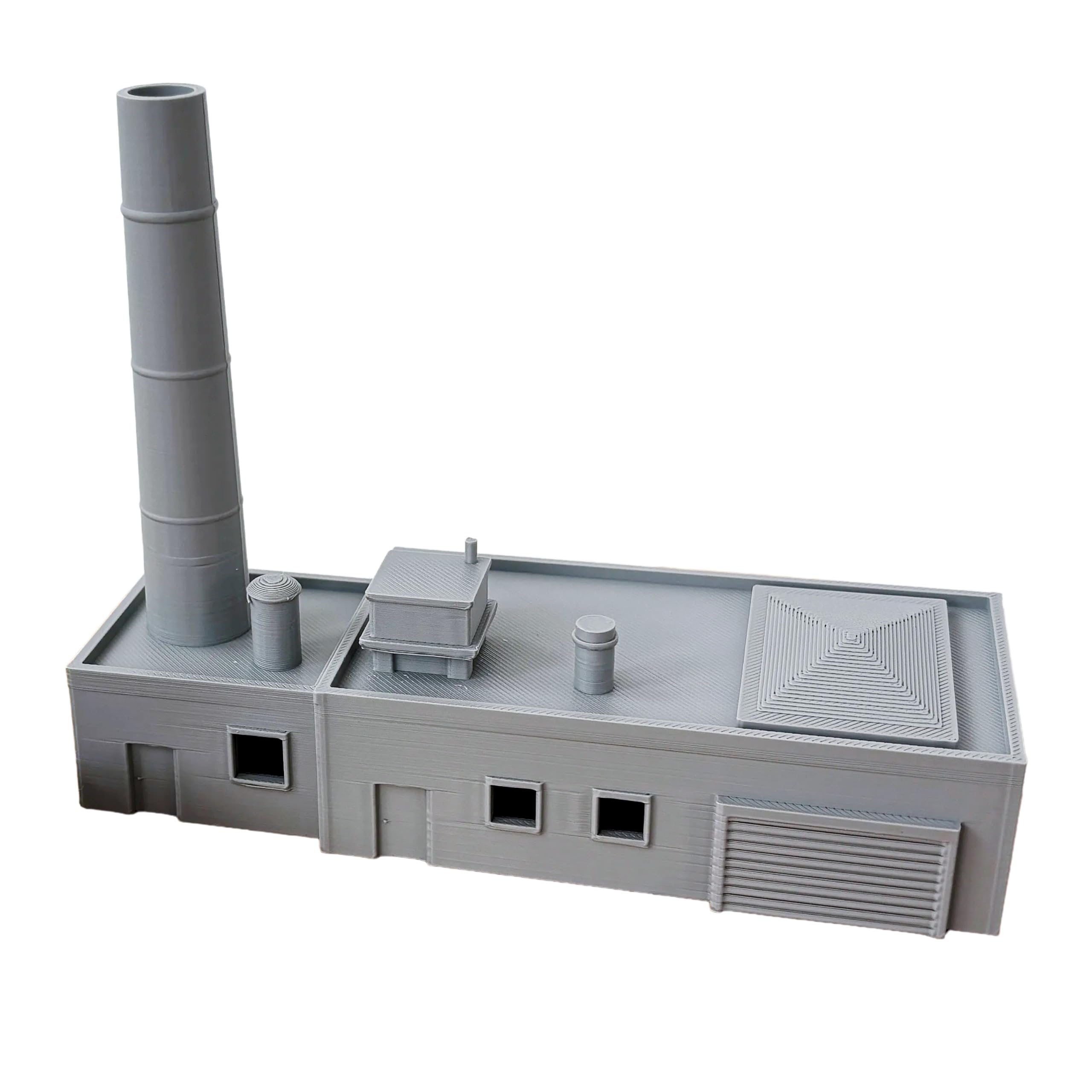 Industrial Factory Building Miniature – Detailed 3D Printed Scale Model for Dioramas, Displays, Collectors & Hobby Projects-image-29