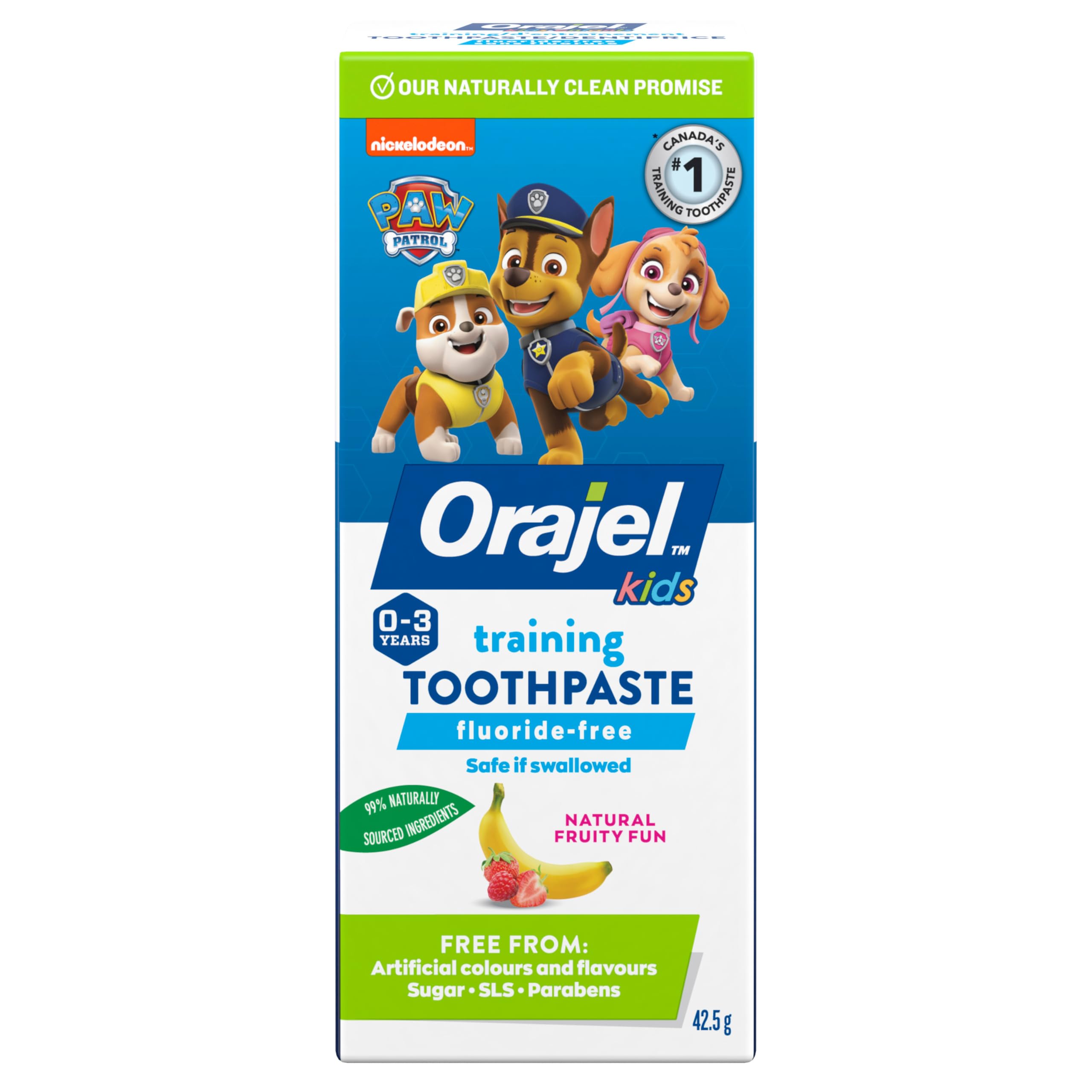 Orajel Paw Patrol Training Toothpaste, 1.5 Ounce