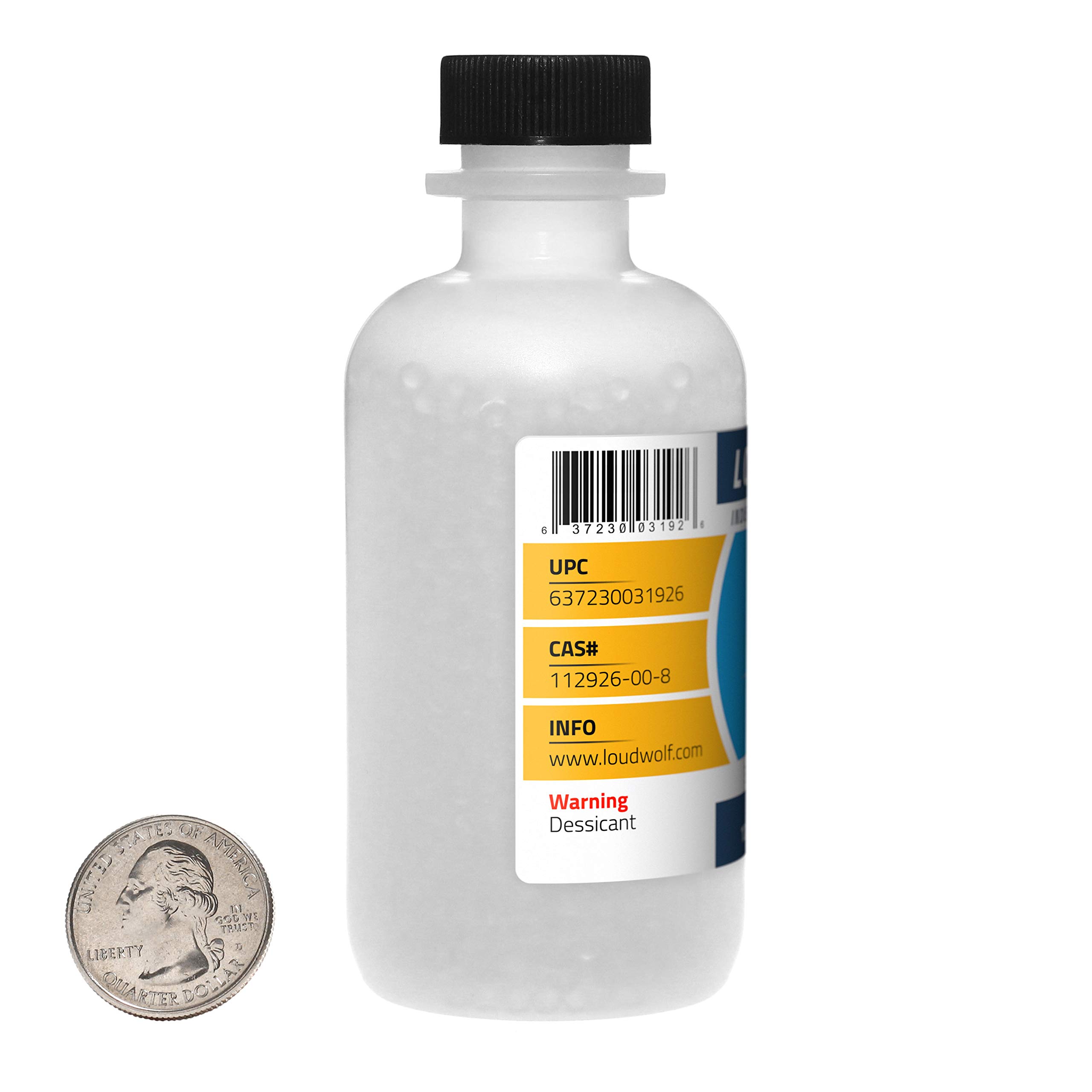 Silica Gel / 6 Ounces / 2 Bottles / 100% Pure Reagent Grade / 2-4mm Beads