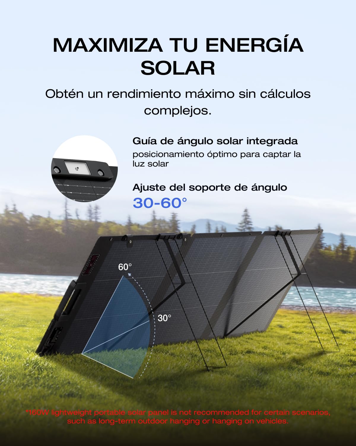 Estación de energía portátil ECOFLOW RIVER 2 MAX con panel solar 160 W | Batería LFP, sólo pequeños Defectos en el Embalaje, el Producto está Completamente sin Usar (Reacondicionado)