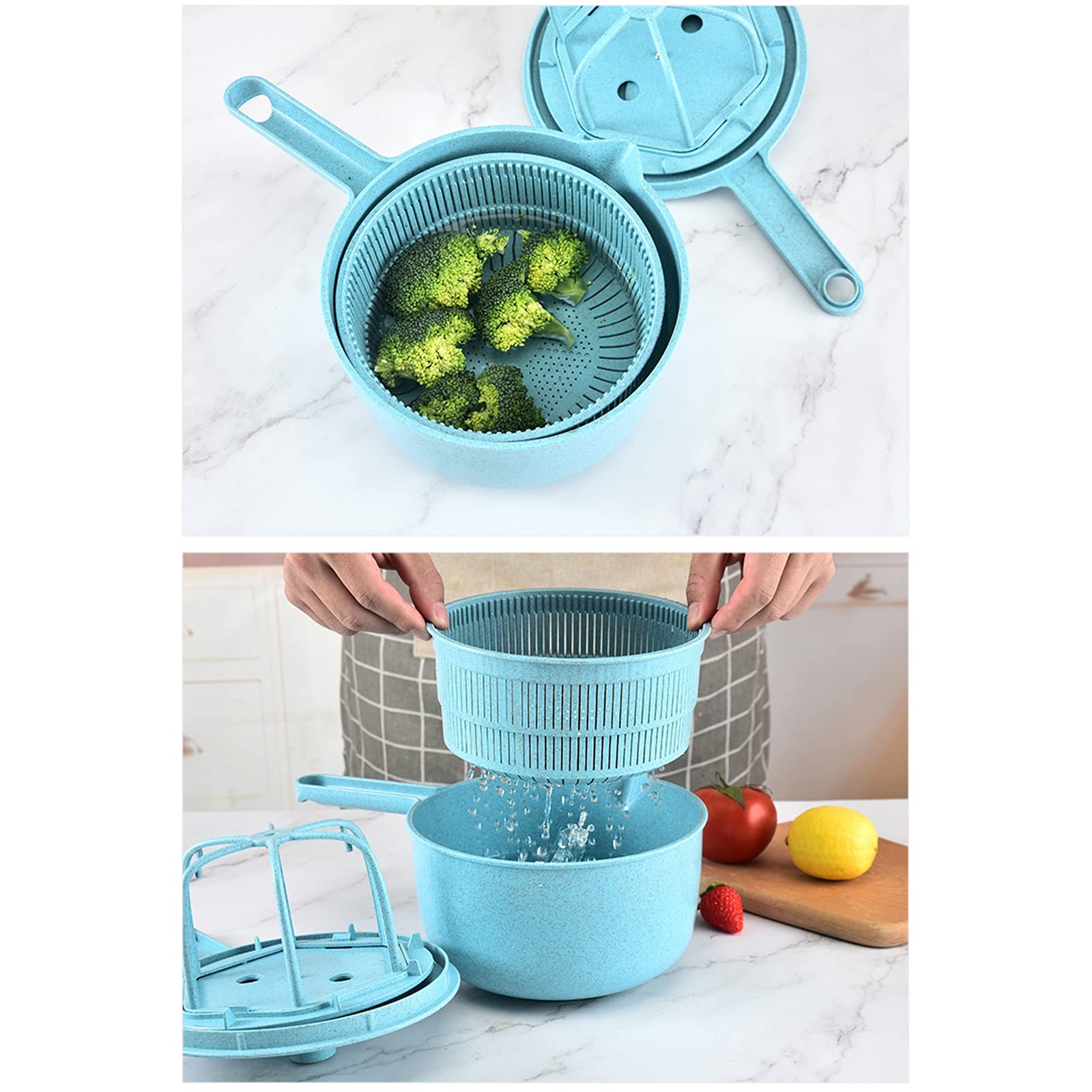 Centrífuga, For La Cocina De Preparación Ensaladas Crujientes Más Rápida, C Slicer