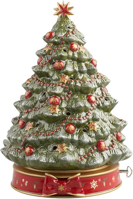 Villeroy & Boch Toy's Delight x-Mas Tree with Musical Clock, 330 mm, Multicolor, Small