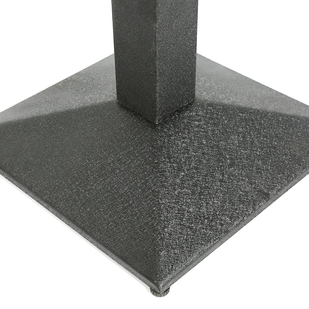 Tavolo Rettangolare in Stile Rustico Industriale in MDF e Metallo, Bar Tondo In Legno E Metallo - Tavolo Da Cucina e Tavolino Da Appoggio 60 * 60 * 75cm