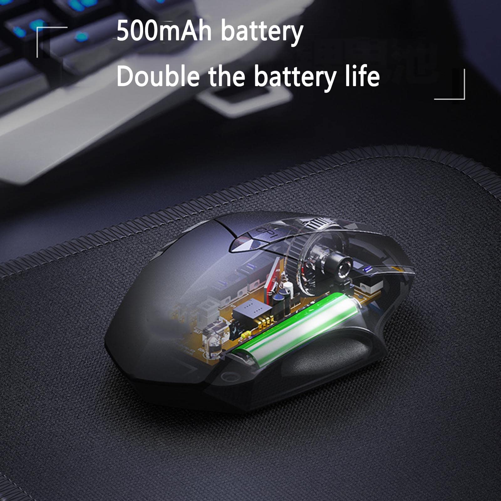 Mysz Mysz bezprzewodowa Mysz komputerowa do gier na laptopach Bluetooth Możliwość ładowania Ergonomiczna mysz Urządzenie wskazujące Fotoelektryczny tryb potrójny Możliwość ładowania 2,4 GHz USB Plug a