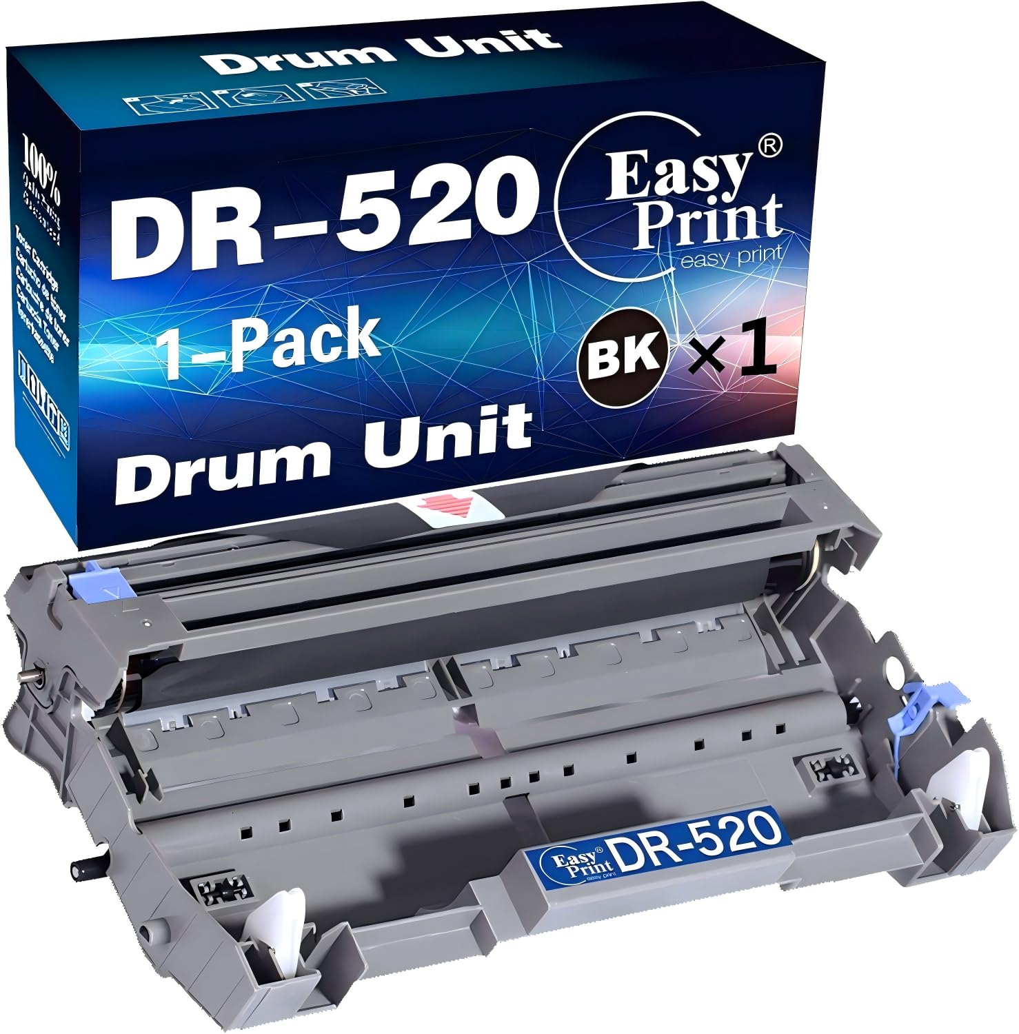 EP (1-Pack, Drum Unit) Compatible DR-520 DR-620 Imaging Drum Unit High Yield Used for Brother HL-5240 HL-5250DN HL-5340D HL-5370DW MFC-8890DW MFC-8460N DCP-8060 DCP-8065DN Printer, by EasyPrint