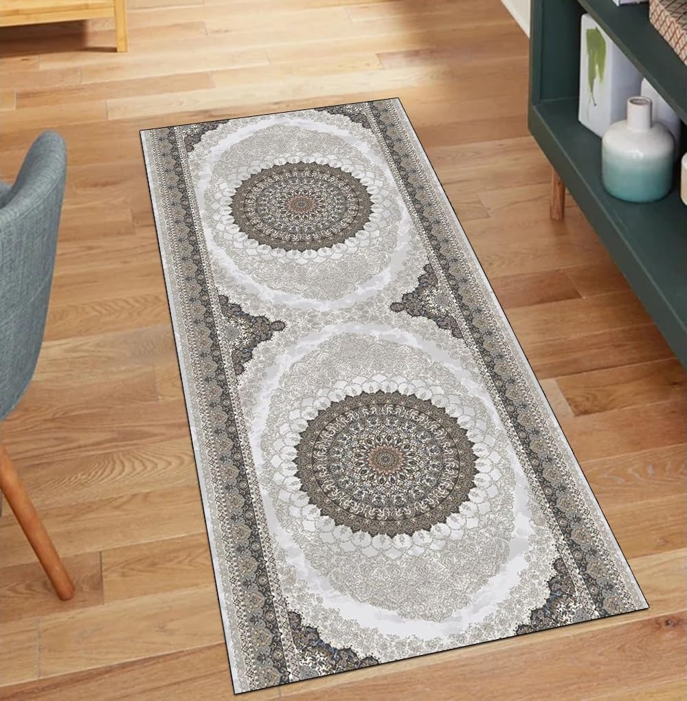 Alfombra antideslizante lavable que atrapa la suciedad en cocina y pasillo