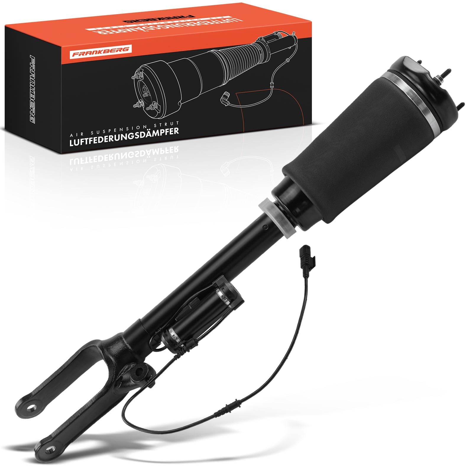 Frankberg 1 ammortizzatore ad aria con ADS anteriore compatibile con X164 GL320 GL350 GL500 W164 ML280 ML320 ML450 3.0L-6.2L 2005-2012