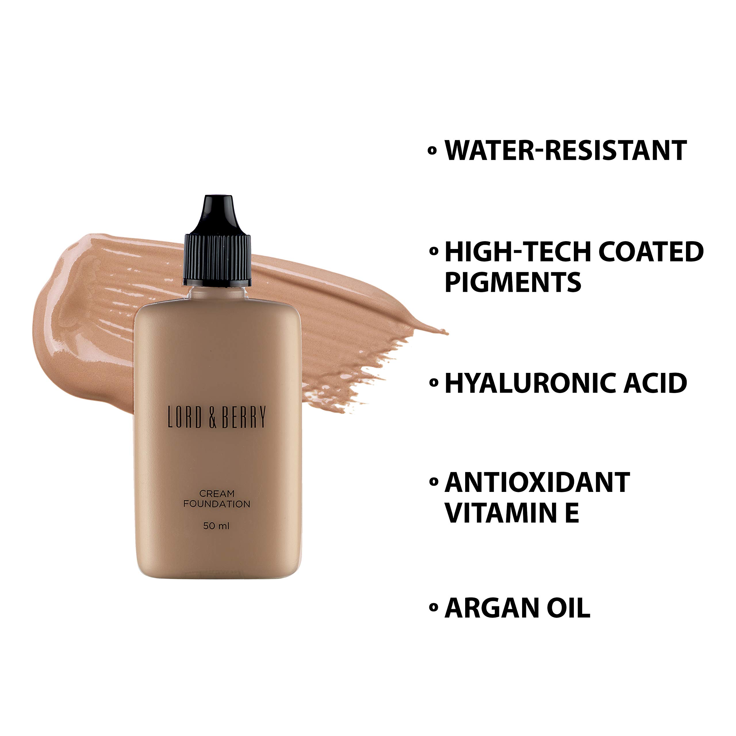 LORD & BERRY Cream Foundation, Ivory 50 ml - Image 3