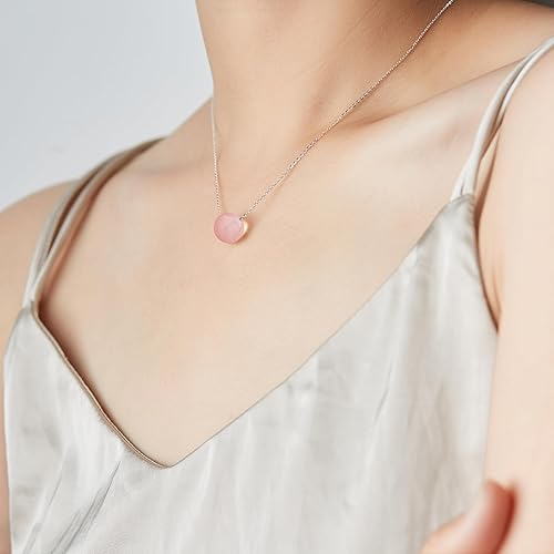 Miniatura 87 de Real Crystal Pendant Necklace Jewelry 925 Sterling Silver Chain Necklace for Women Dainty Birthstone Jewelry Necklace for Women Healing Chakra