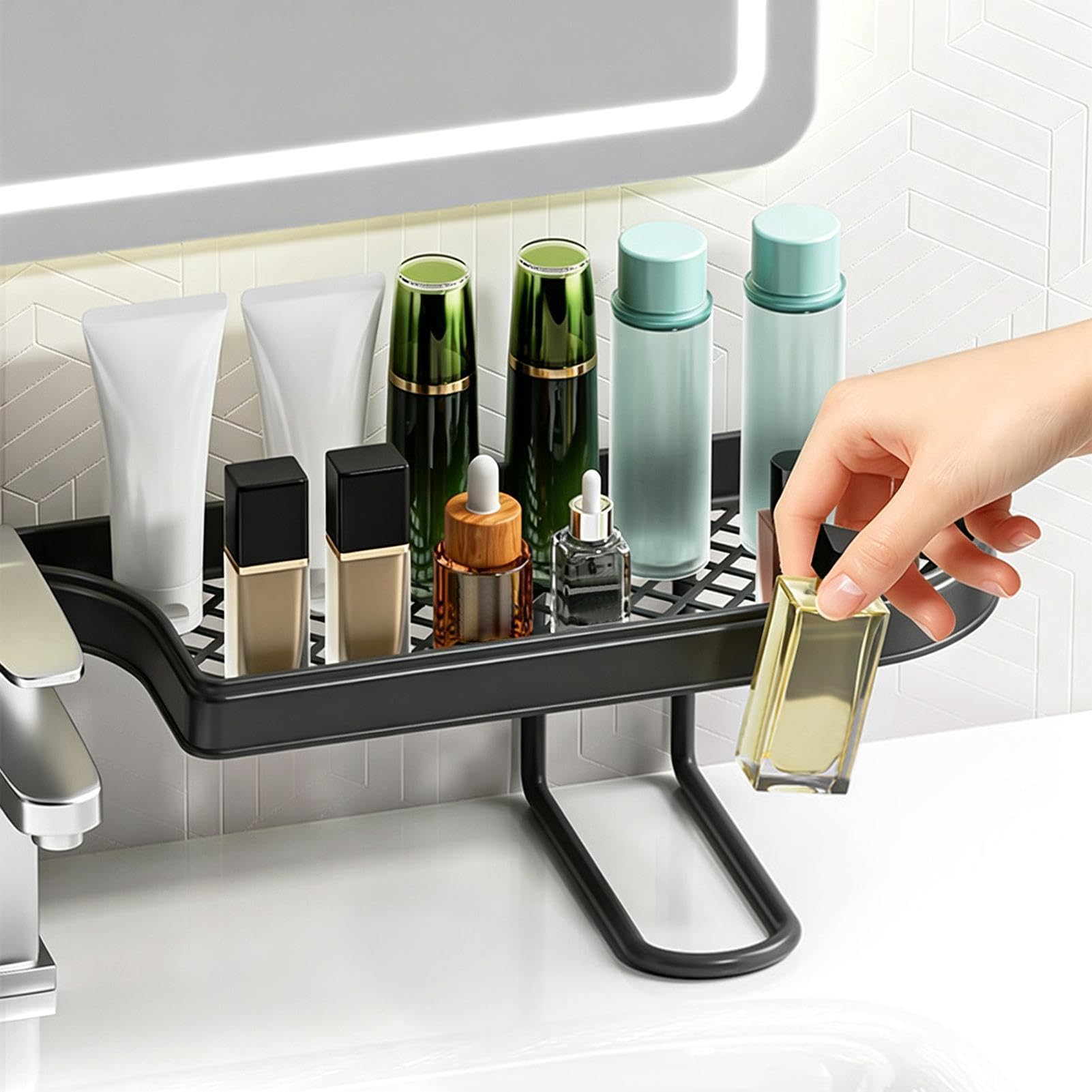 Generisch Organizer a forma di U per rubinetto da cucina e bagno