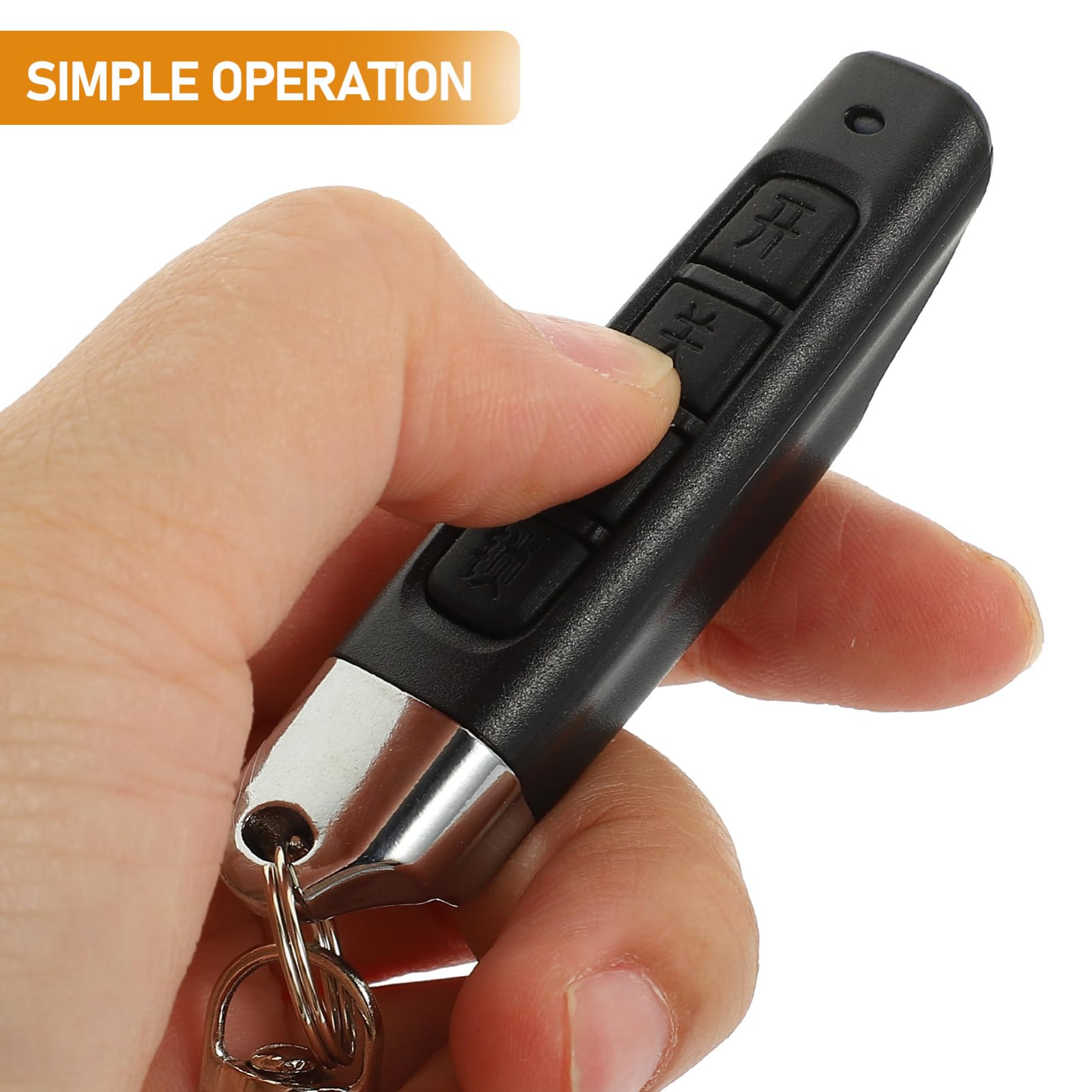 PRETYZOOM 5St Fernbedienung kopieren Fernbedienung Blinker Schlüsselanhänger Fernbedienung Sender universal Remote Control aufstrich The Garagentor-Öffner Garagenversorgung Plastik Black