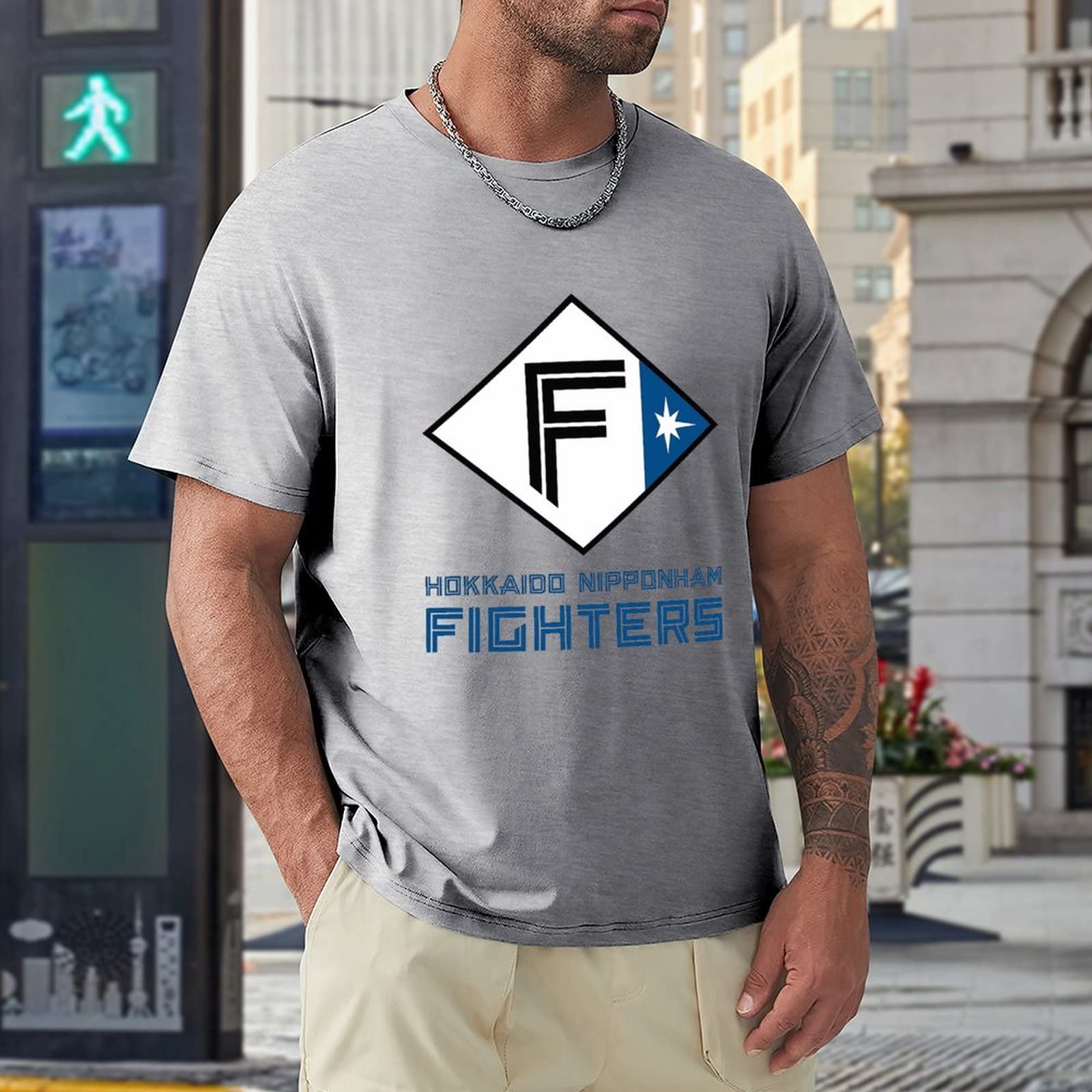 Amazon.co.jp: 北海道日本ハムファイターズ Tシャツ メンズ 半袖