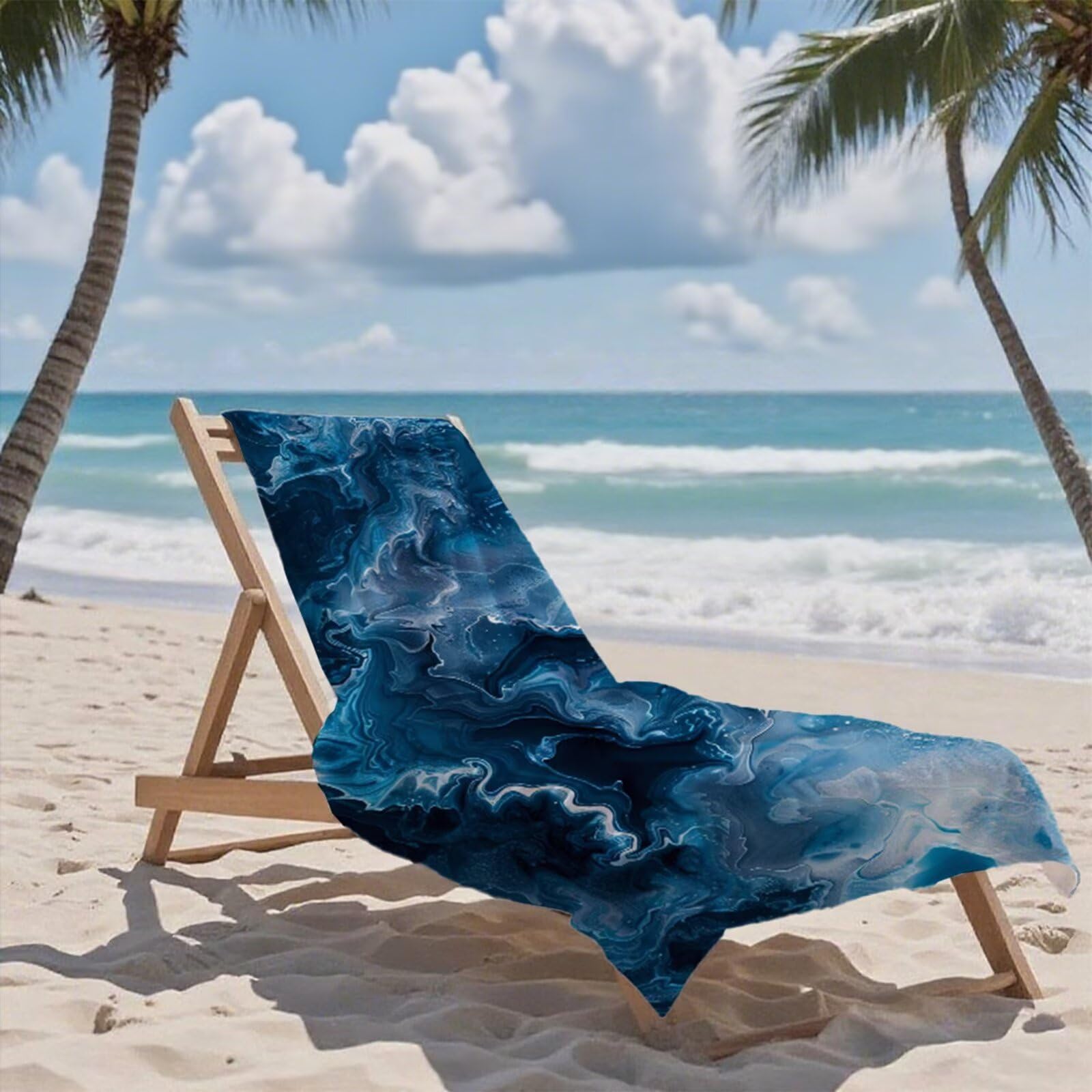 Telo Mare Grande 220x100 cm Asciugamano Palestra Asciugatura Rapida, Telo Mare Microfibra Anti-Sabbia, Morbido & Assorbente, Compatto & Leggero, per Viaggi, Piscina, Sport, Palestra, Campeggio Y2-175