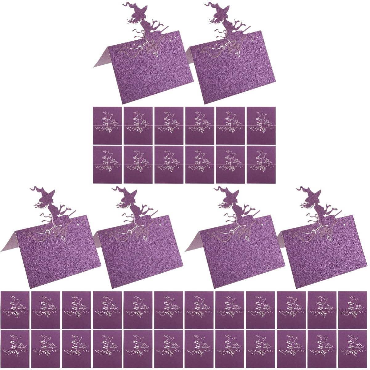 Alipis 3 Set Cartellini Segnaposto Eleganti Per Halloween Biglietti Decorativi Per Matrimonio E Feste Design Per Nomi E Facile Da Usare 50 Pezzi*3