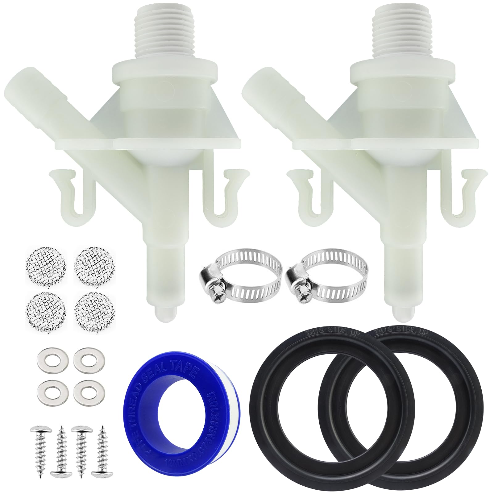 Rv Water Drain Valve Replacement Water Valve Kit For Dometic 300/310/320 Series RV Toilets (Part #385311641) Dometic 320 Rv Toilet - Foto 3
