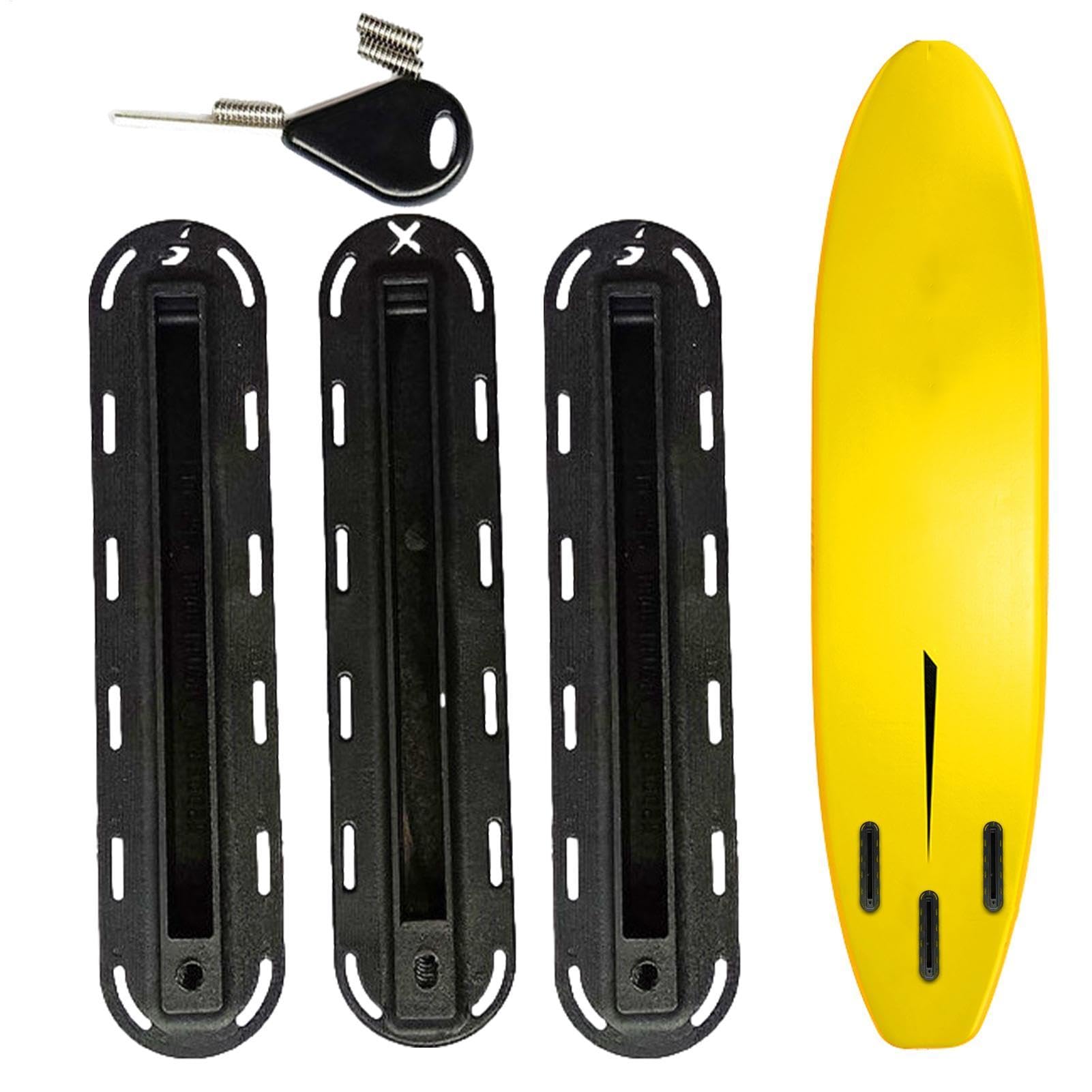 Lightwegh Longboard Finbox Juego de aletas para tabla de surf