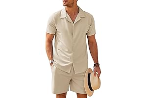 Two-Piece Men Outfits Sets: Casual Elegance and Summer Style