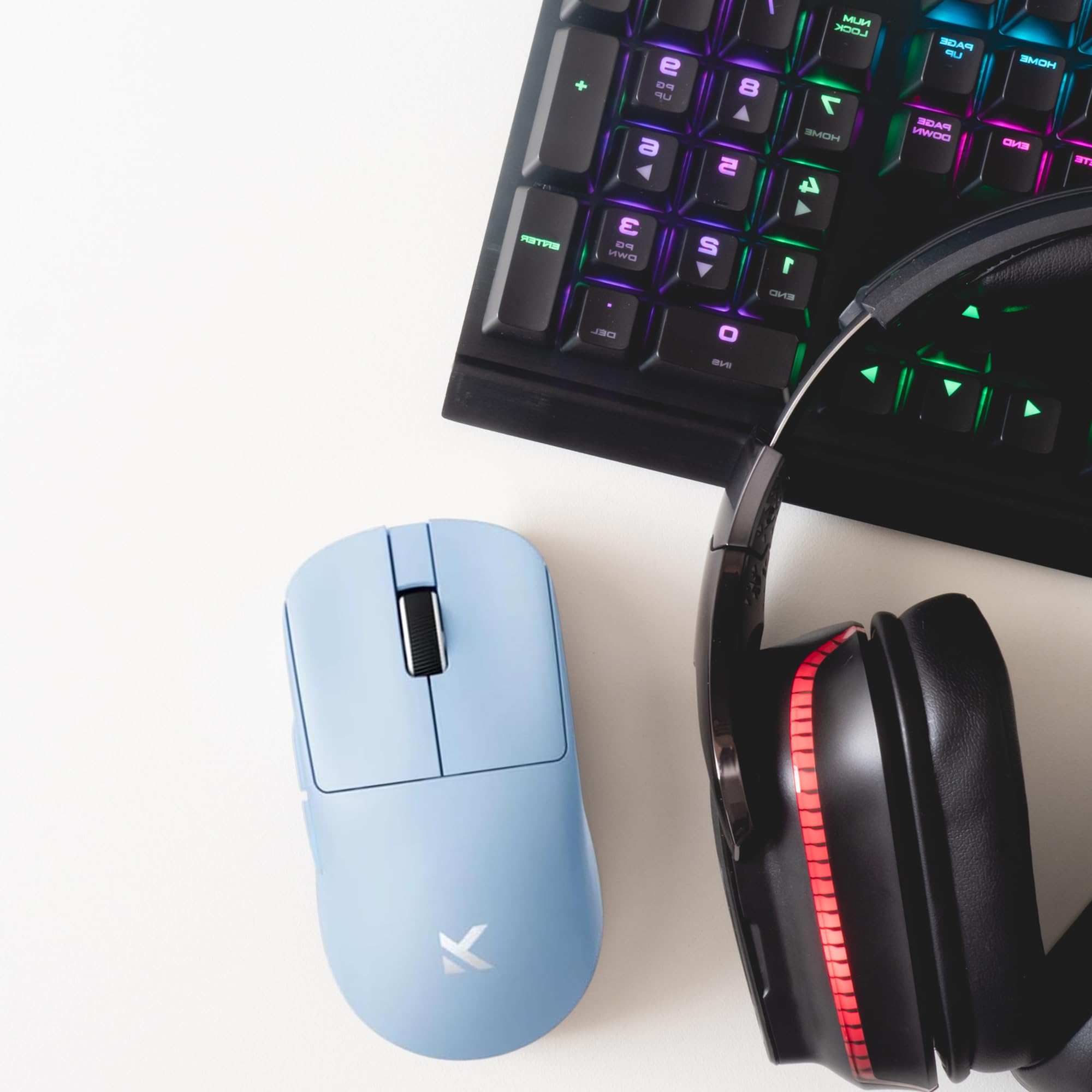 るい マウスセット Amazon.co.jp: MCHOSE L7 ULTRA Blue 超軽量ワイヤレスゲーミング