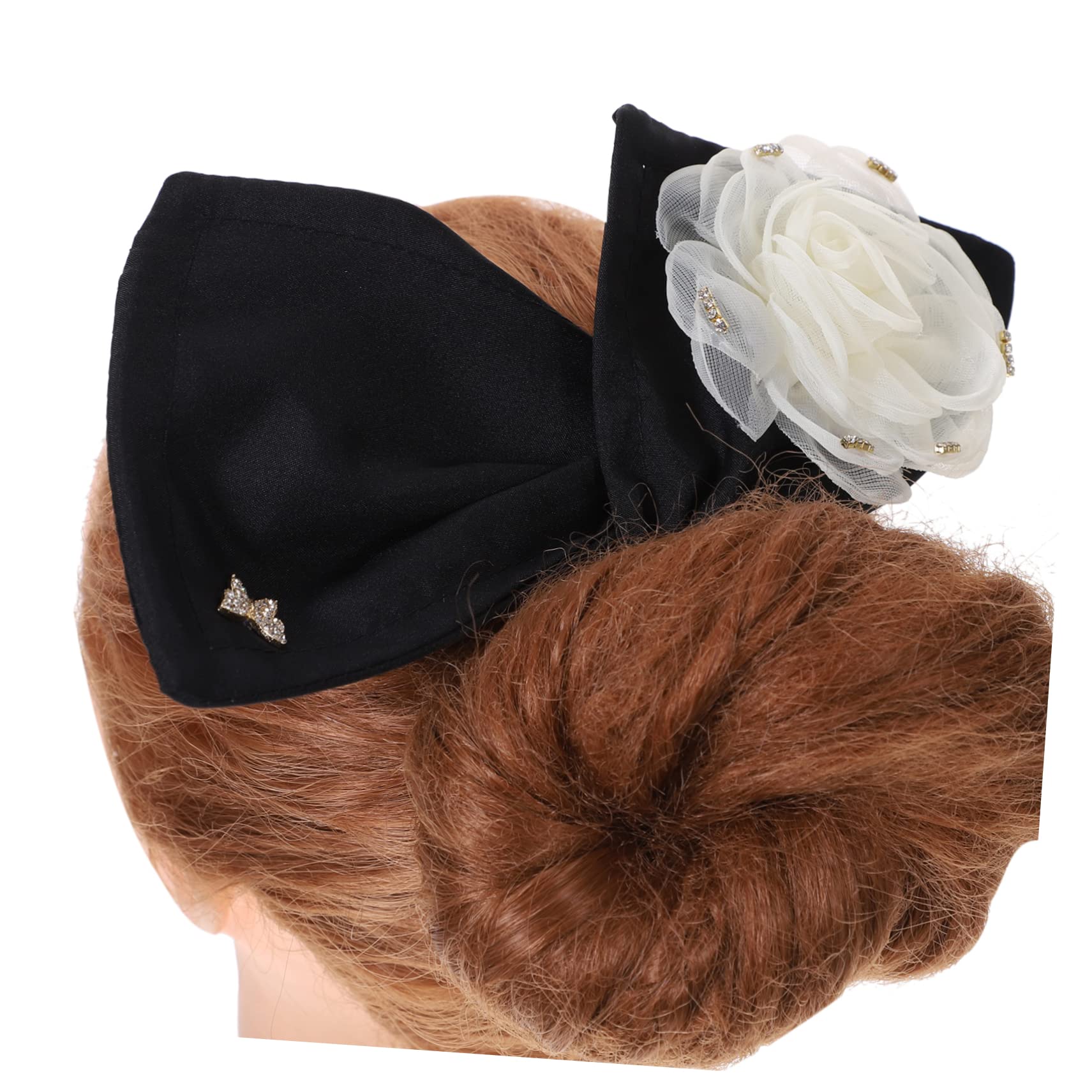 5 Piezas Para El Cabello De Tela De Flores Mujer Corbata De Moño Las Flores