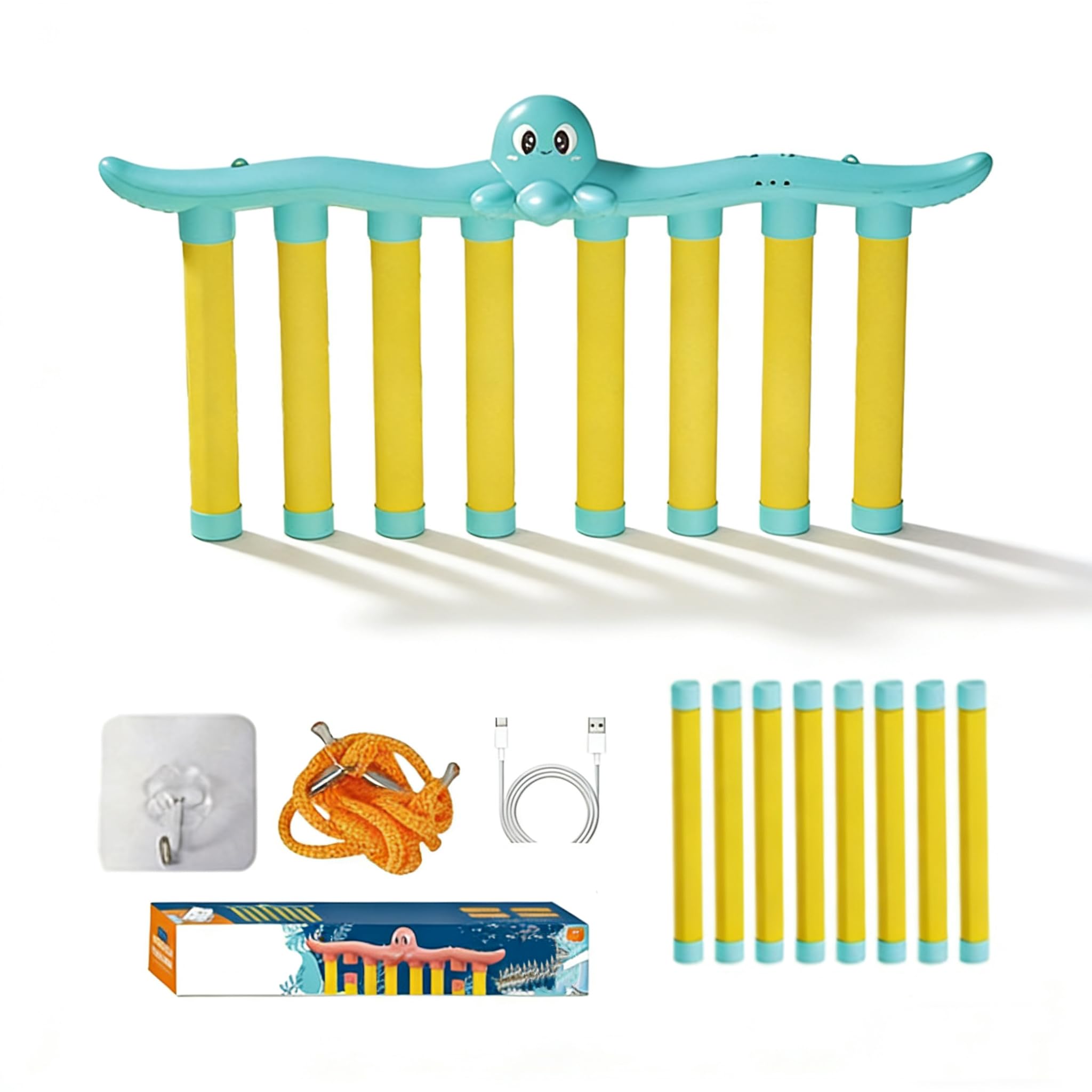 Jeu d'entraînement de coordination œil-main Reflex Drop Sticks bleu avec télécommande - 7