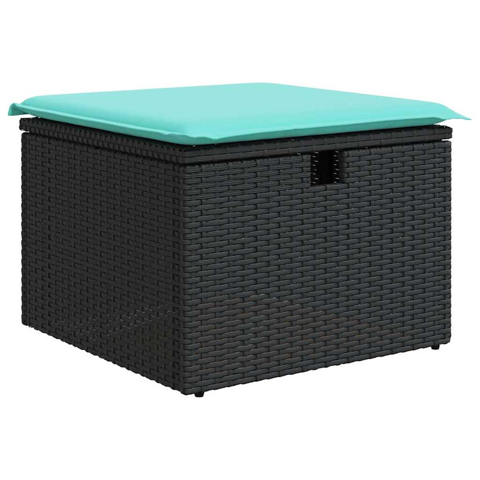 Set Divano da Giardino 6pz con Cuscini Grigio in Polyrattan, materiale resistente e facile da pulire, spazio di conservazione con custodia resistente all'acqua, cuscini sfoderabili e lavabili, per arr