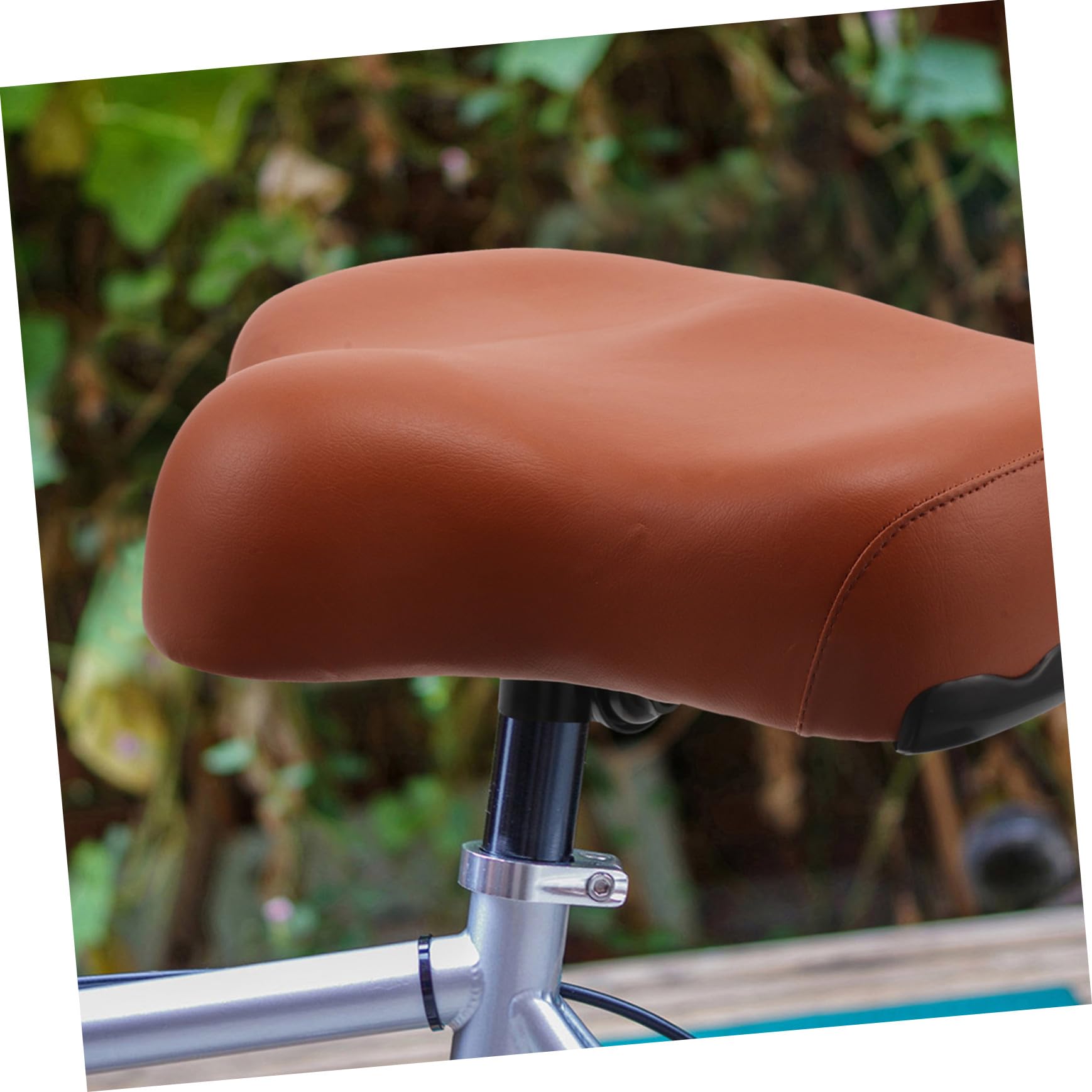 SUPVOX Cojín Asiento Bicicleta Estática Ergonómico Compatible con Bicicletas Indoor Funda Acolchada Cómoda para Entrenamiento Casa Mejora Confort y Reduce Presión Caderas