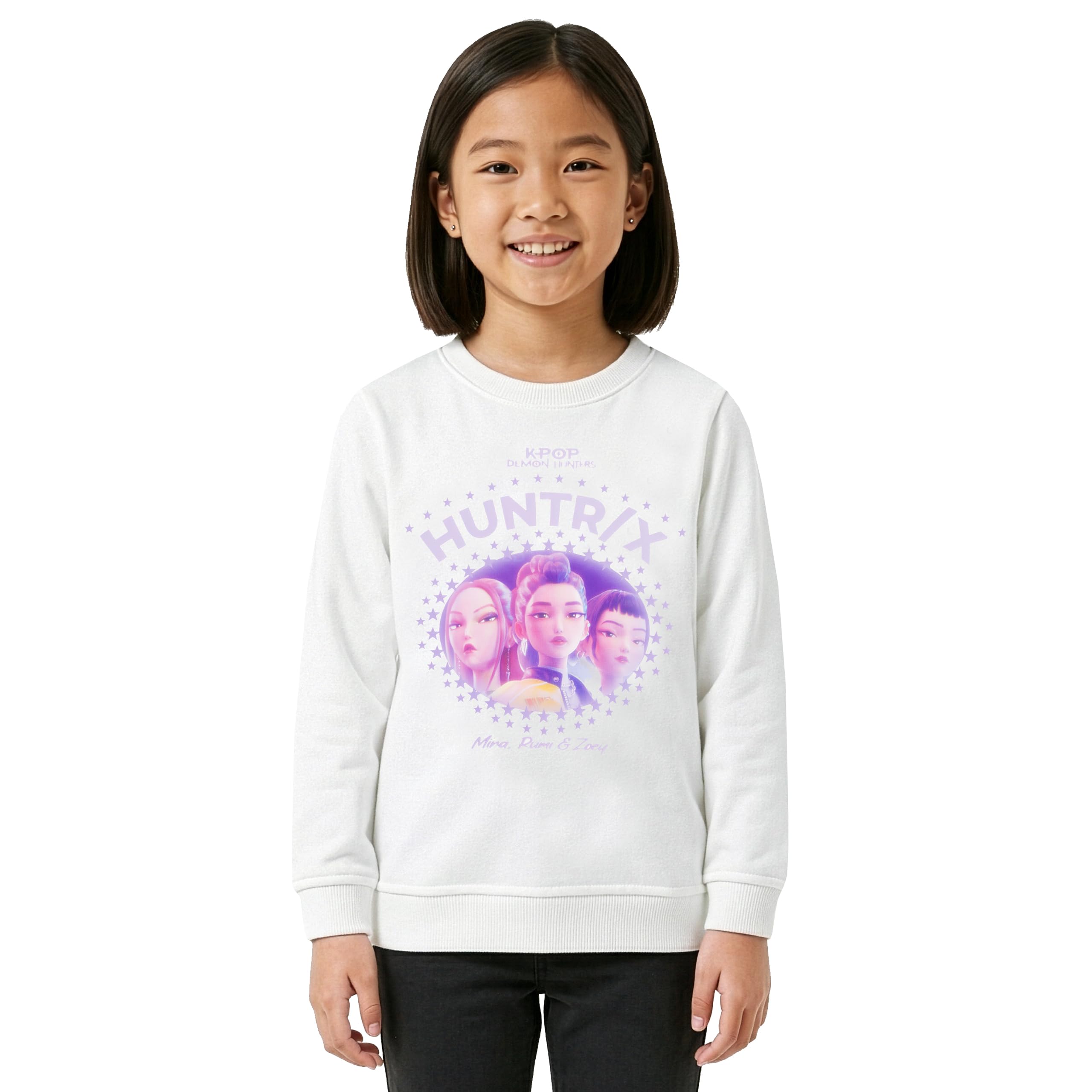 KPop Demon Hunters Sudadera Niña Mira Rumi Zoey Sweatshirt Copas Huntrix