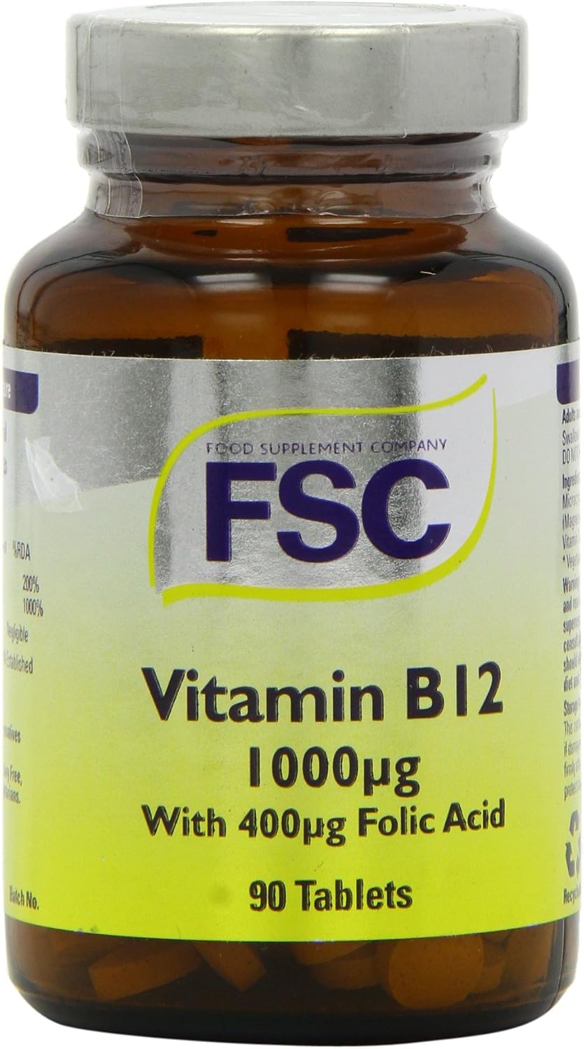 FSC 1000ug Vitamin B12 Pack of 90 Tablets BigaMart