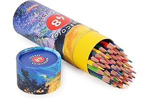 Cyper Top 48 Watercolor Pencils for Adults