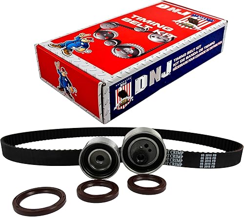 DNJ Kit de correa dentada TBK425 para Ford 1993-2003, Mazda 626, MX-6, Sonda 2.0L L4 16V DOHC 1989cc
