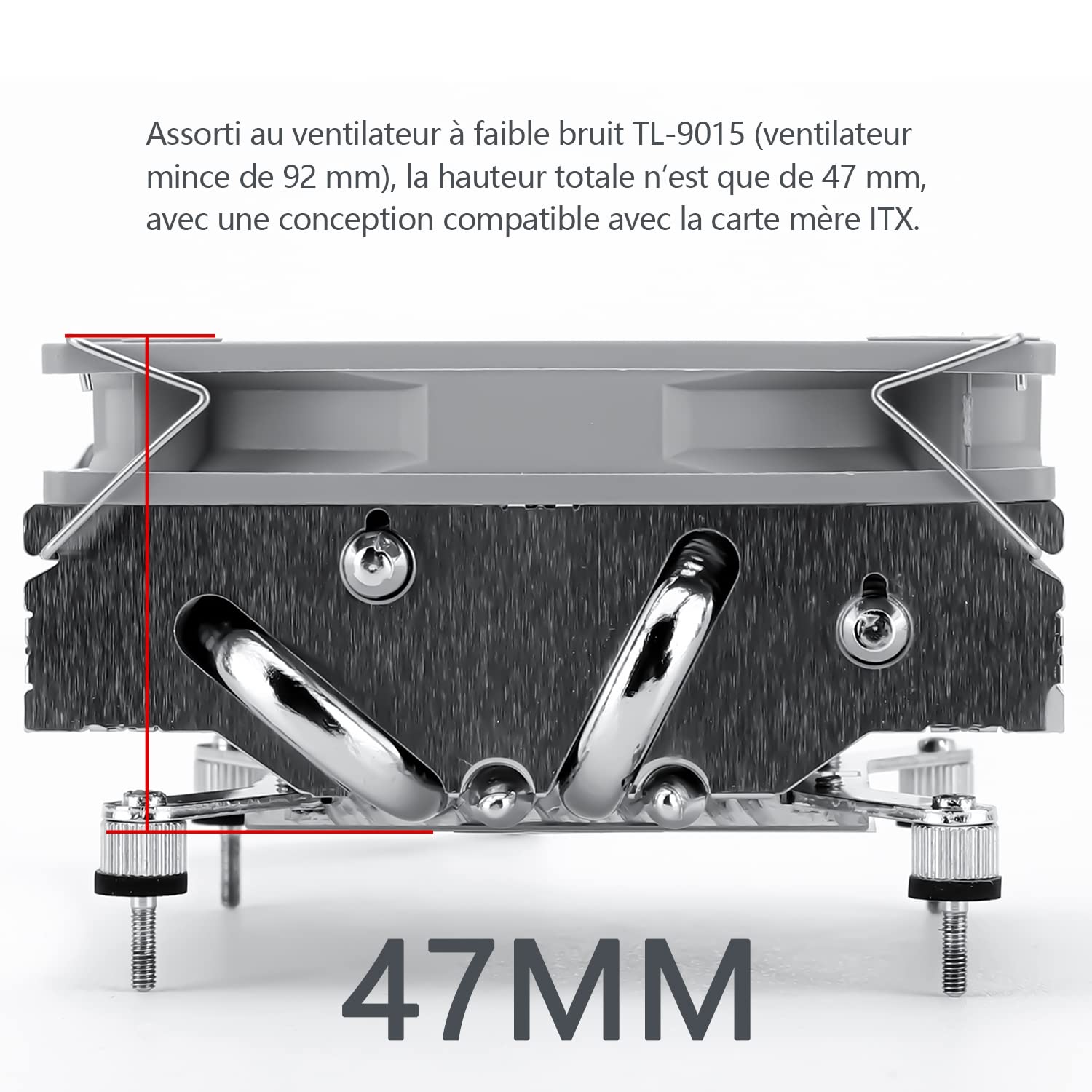 Thermalright Assassin X 90 SE V2 - Refroidisseur Air CPU 4 Caloducs 6mm - Ventilateur 92mm PWM - AM4 AM5 1700