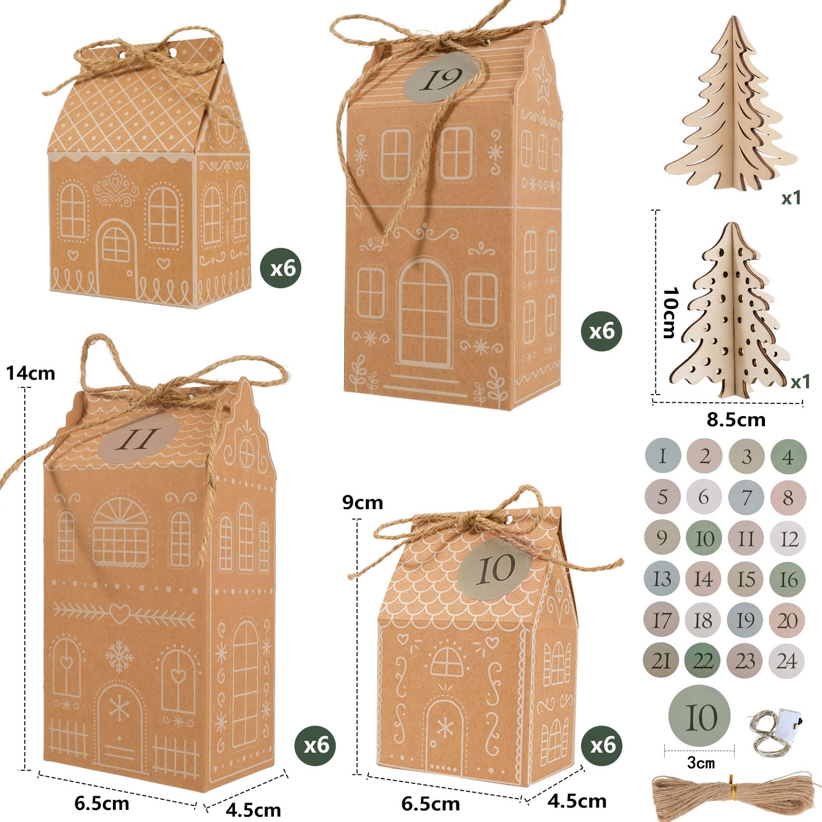 Calendrier De L'avent En Pain D épices De Noel, Calendrier De Hansel Et Gretel, Gastronomie, Recettes De Cuisine Et Traditions En Europe. Information Et Tourisme Européen