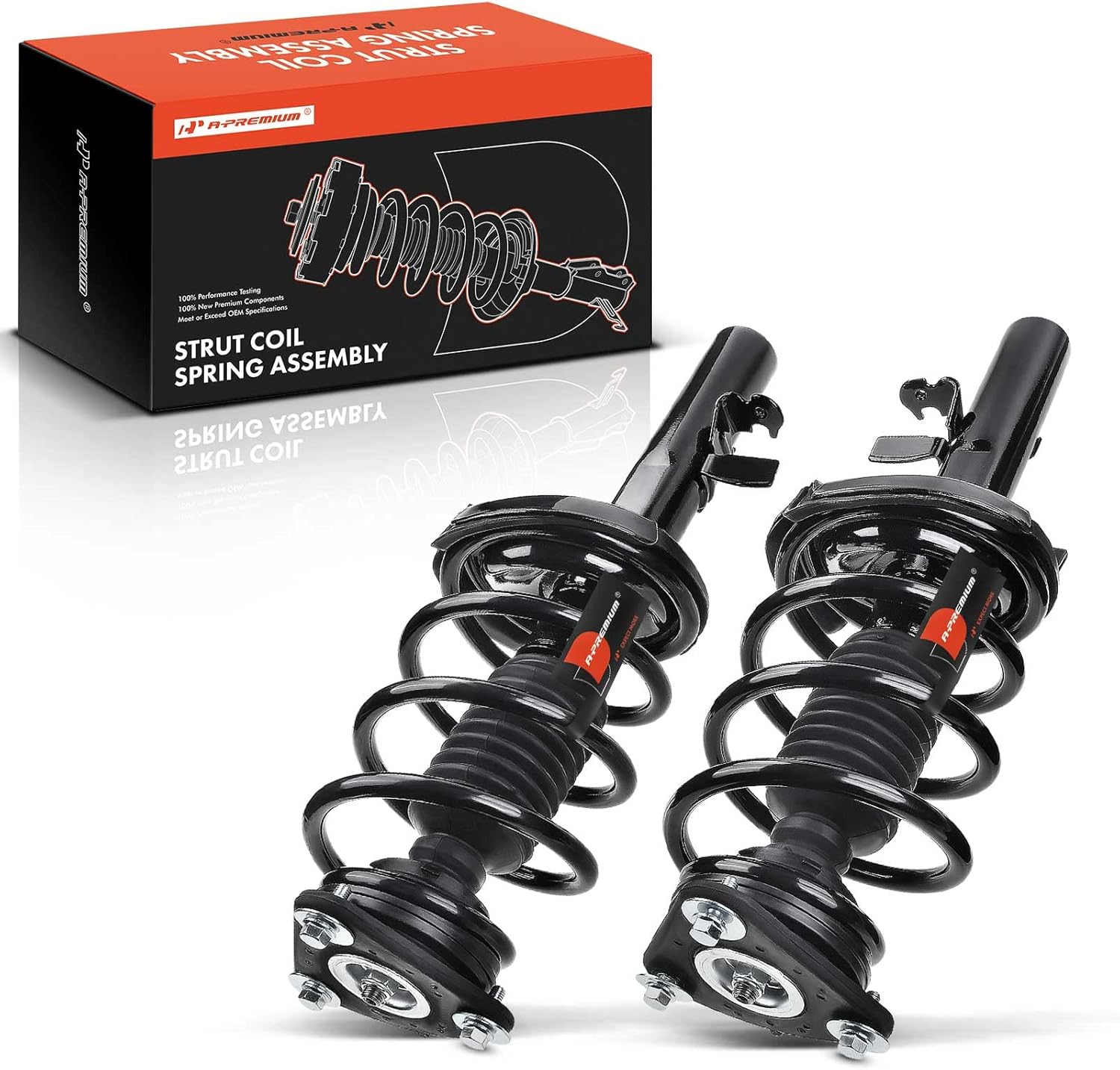 A-Premium Front Complete Strut & Coil Spring Assembly Compatible with Ford C-Max 2013 2014 2015 2016 2017 2018, 2-PC Set