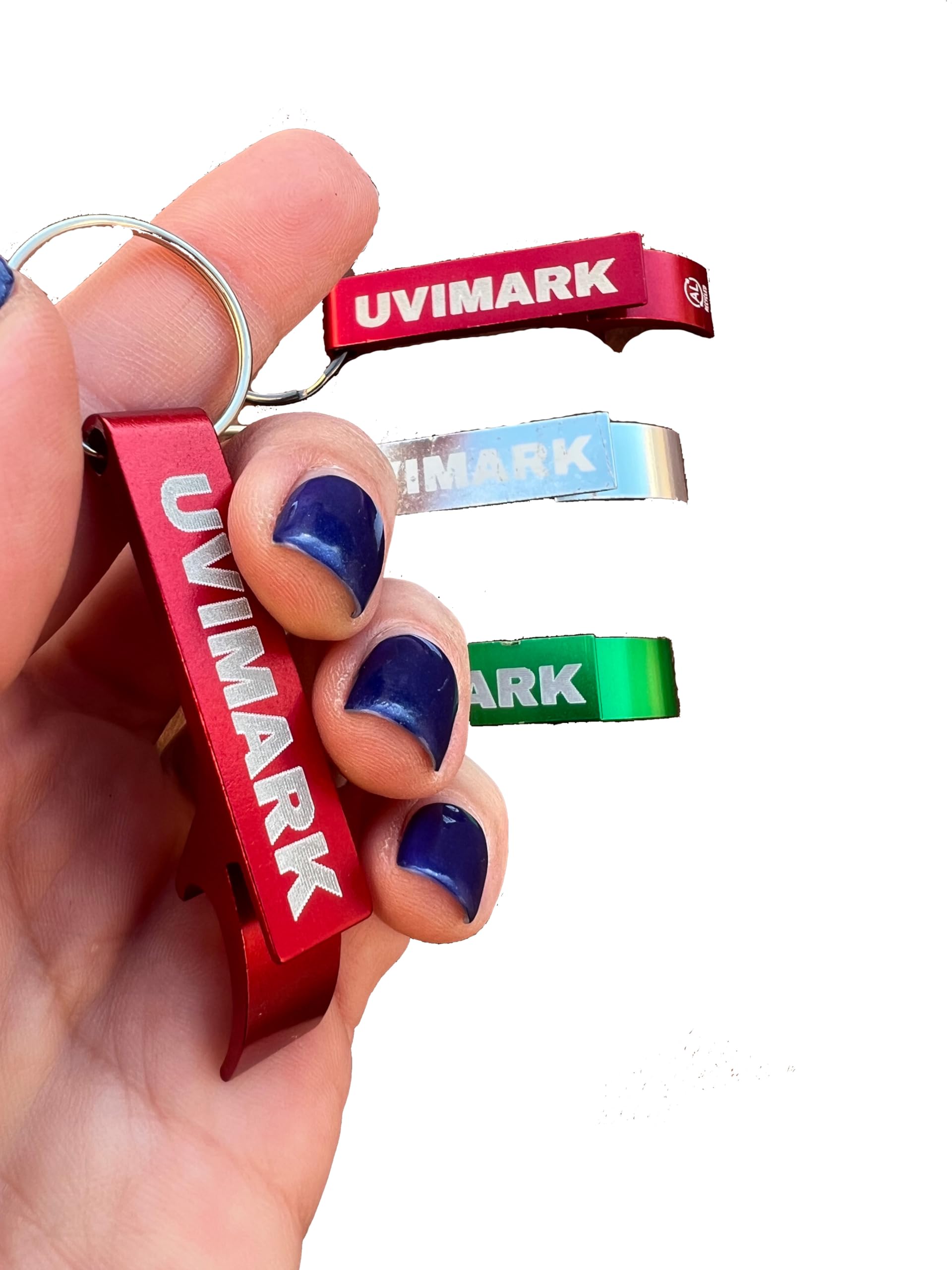 Uvimark - 50 Llaveros Abrebotellas Personalizados Para Regalos de Boda, Regalos de Empresa, Detalles Personalizados, Promociones, Eventos, Celebraciones