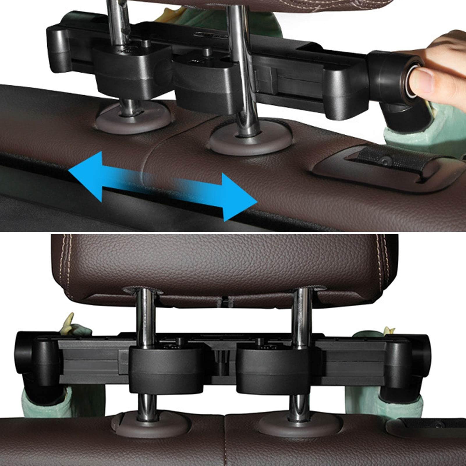 Supporto per Il Collo del poggiatesta per Auto | Morbido Cuscino poggiatesta per Auto | Cuscino di Supporto per Il Collo Design ergonomico Confortevole per Guidare la Barra del poggiatesta