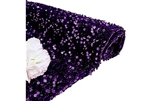 Purple Sequin Fabric for Extravagant Creations