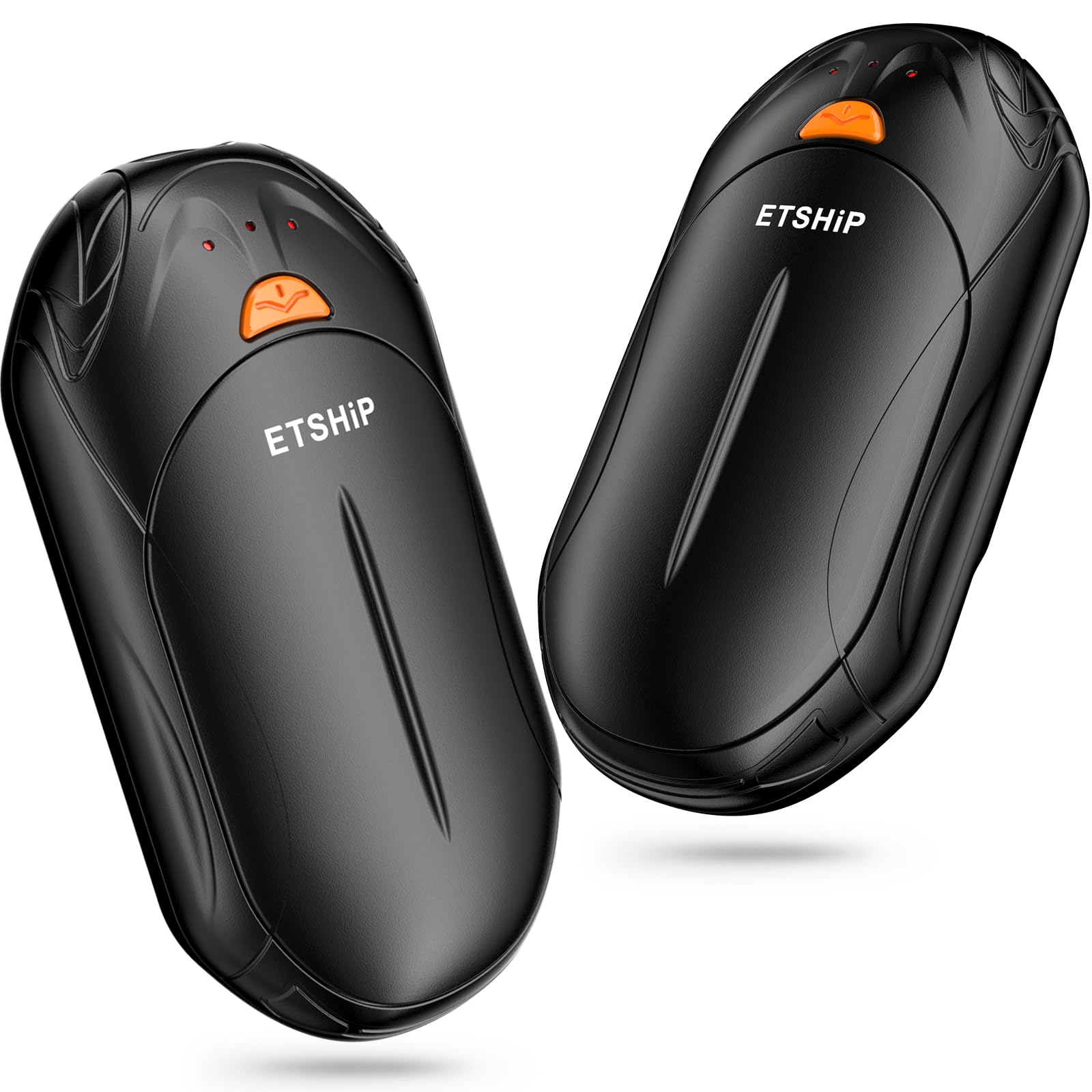 Hand Warmers Rechargeable, 2 Pack Hand Warmers Reusable 6000mAh, etship Electric Handwarmer 3 Levels Heat Up to 130℉, Portable Pocket Warmer Great for Outdoor Sports, Camping, for Reno Patients