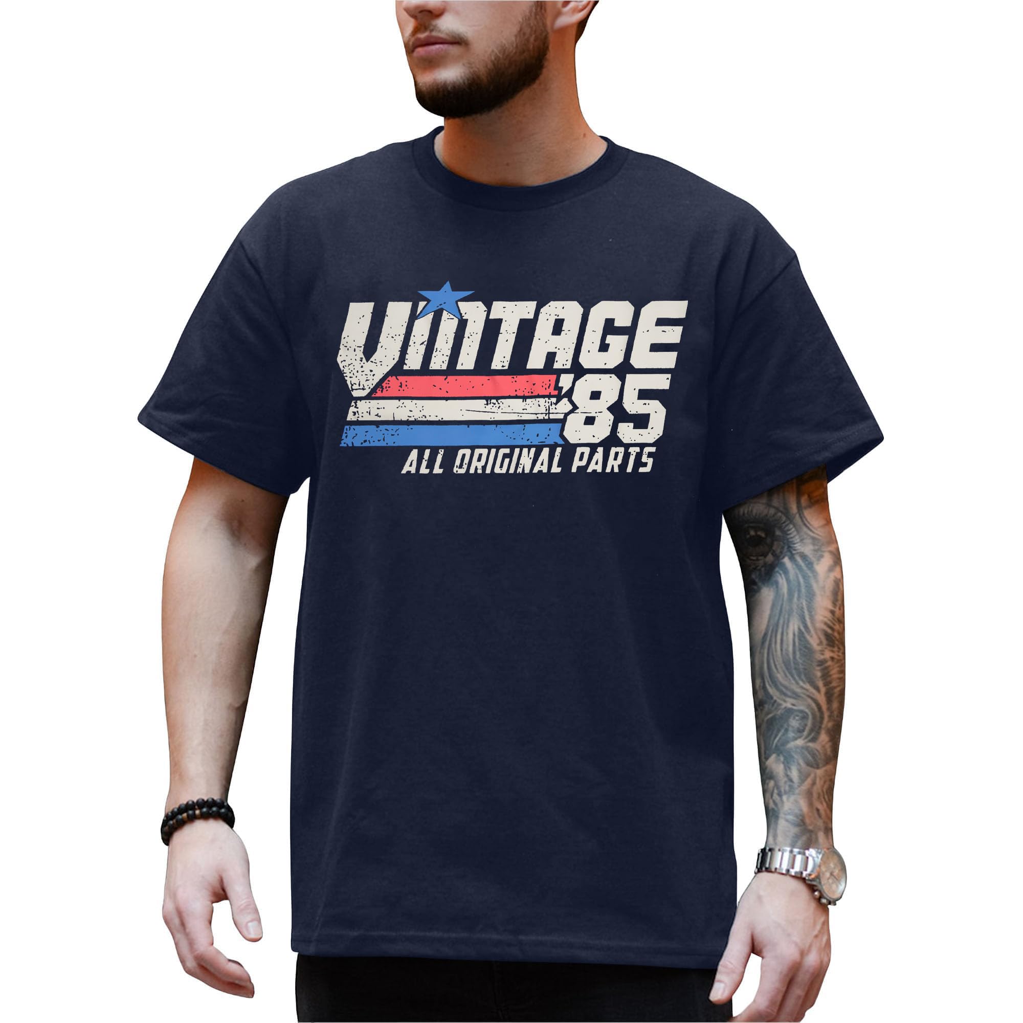 40th Birthday Shirt for Men Vintage 1985 T-Shirt 40 Years Old Shirt Fathers Day Shirt Dad Graphic Tee Tops